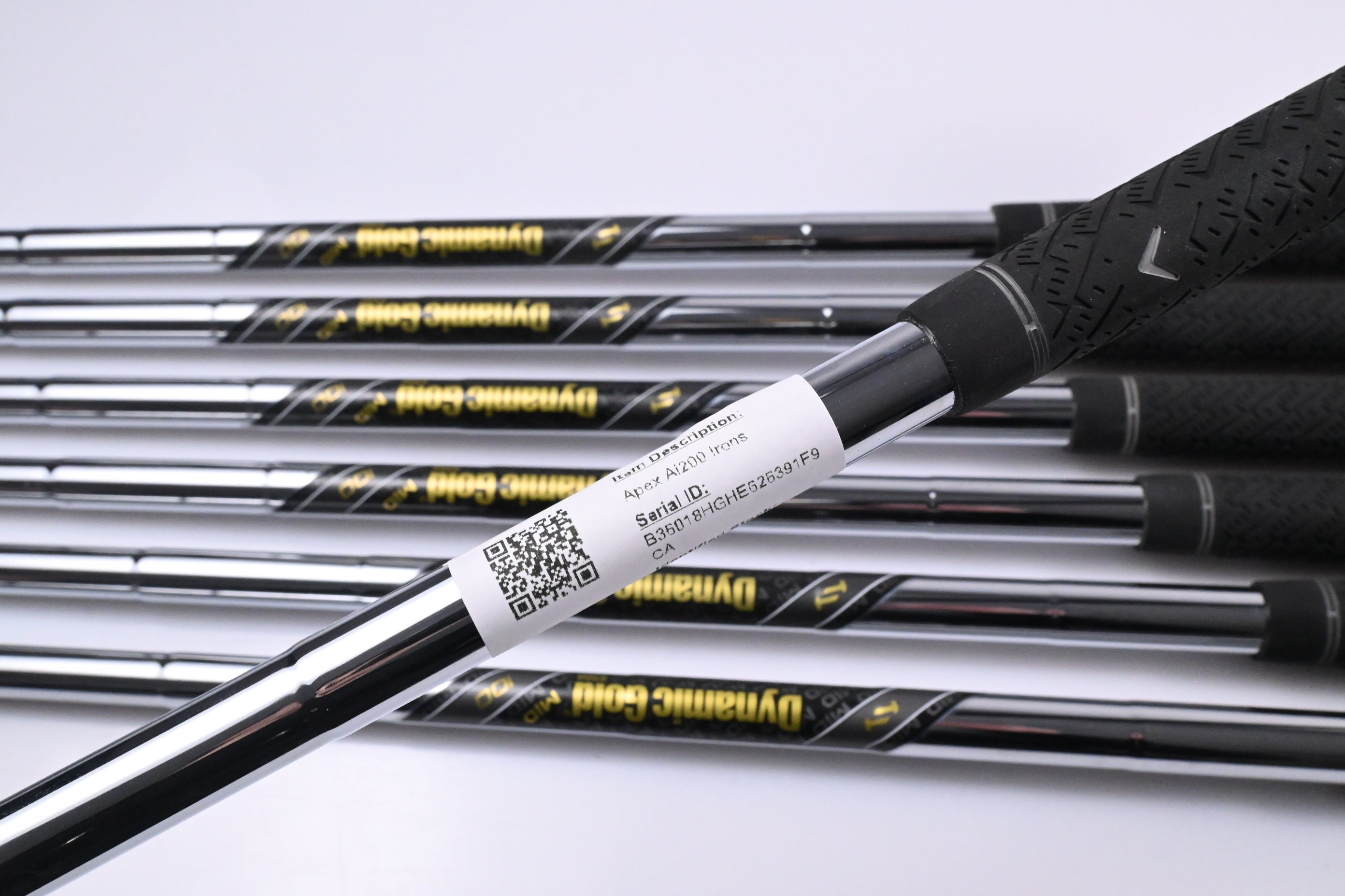 Callaway Apex Ai200 Irons / 4-PW / Stiff Flex Dynamic Gold Mid 100 S300 Shafts