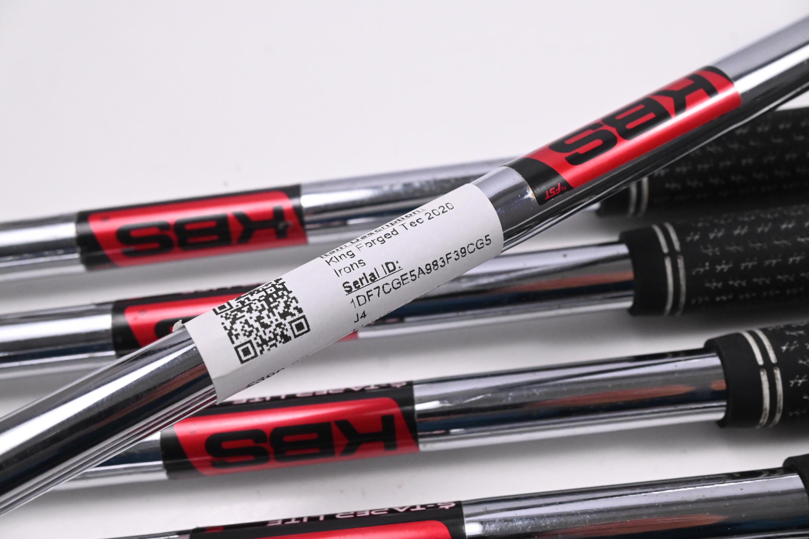 Cobra King Forged Tec 2020 Irons / 4-PW / Stiff Flex KBS $-Taper Lite Shafts
