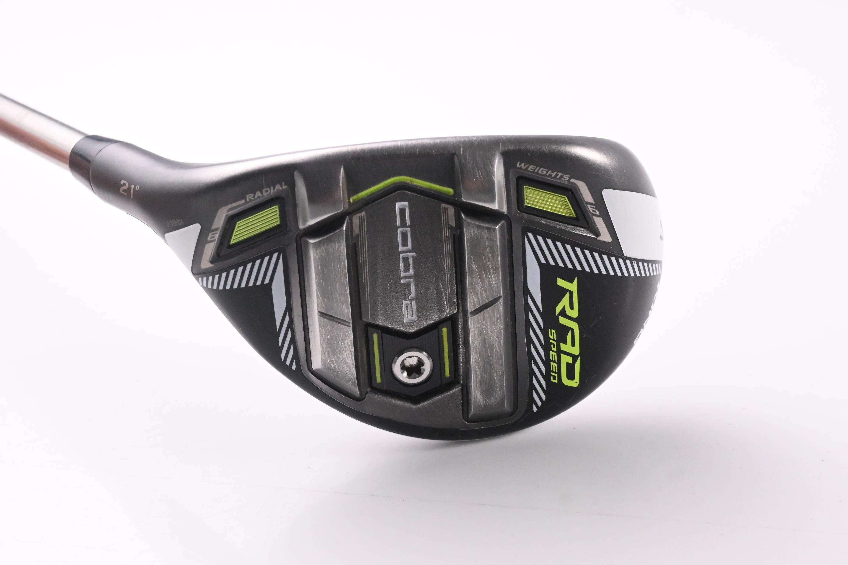 Left Hand Cobra King Radspeed #4 Hybrid / 21 Degree / Stiff Flex UST RECOIL ESX