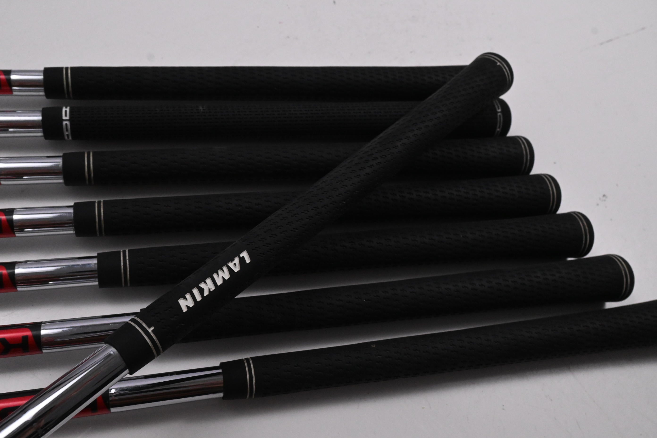 Cobra King F9 Irons / 5-PW+GW+SW / Regular Flex KBS Tour 90 Shafts