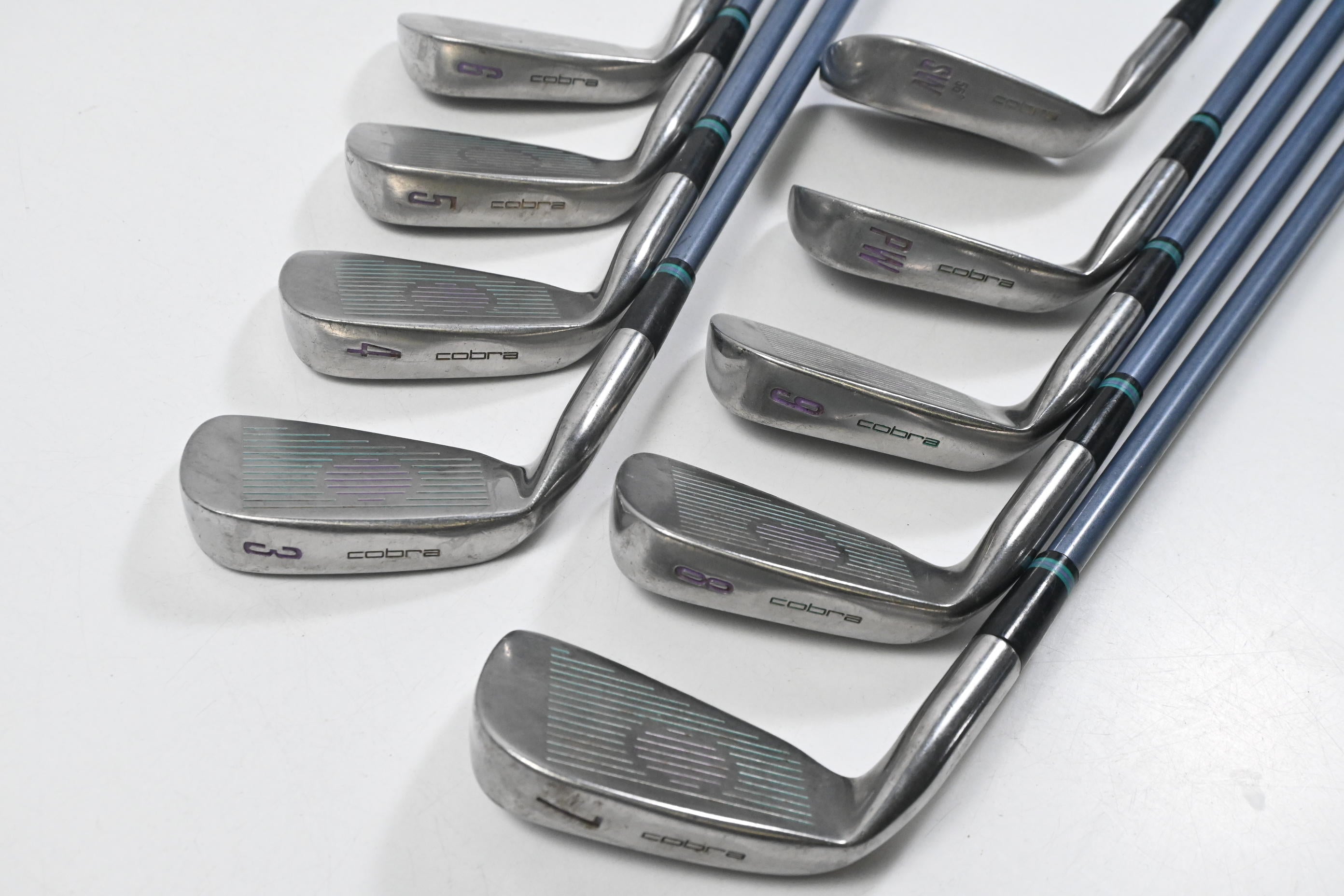 Ladies Cobra King Cobra Oversize Irons / 3-PW+SW / Ladies Flex Cobra Shafts
