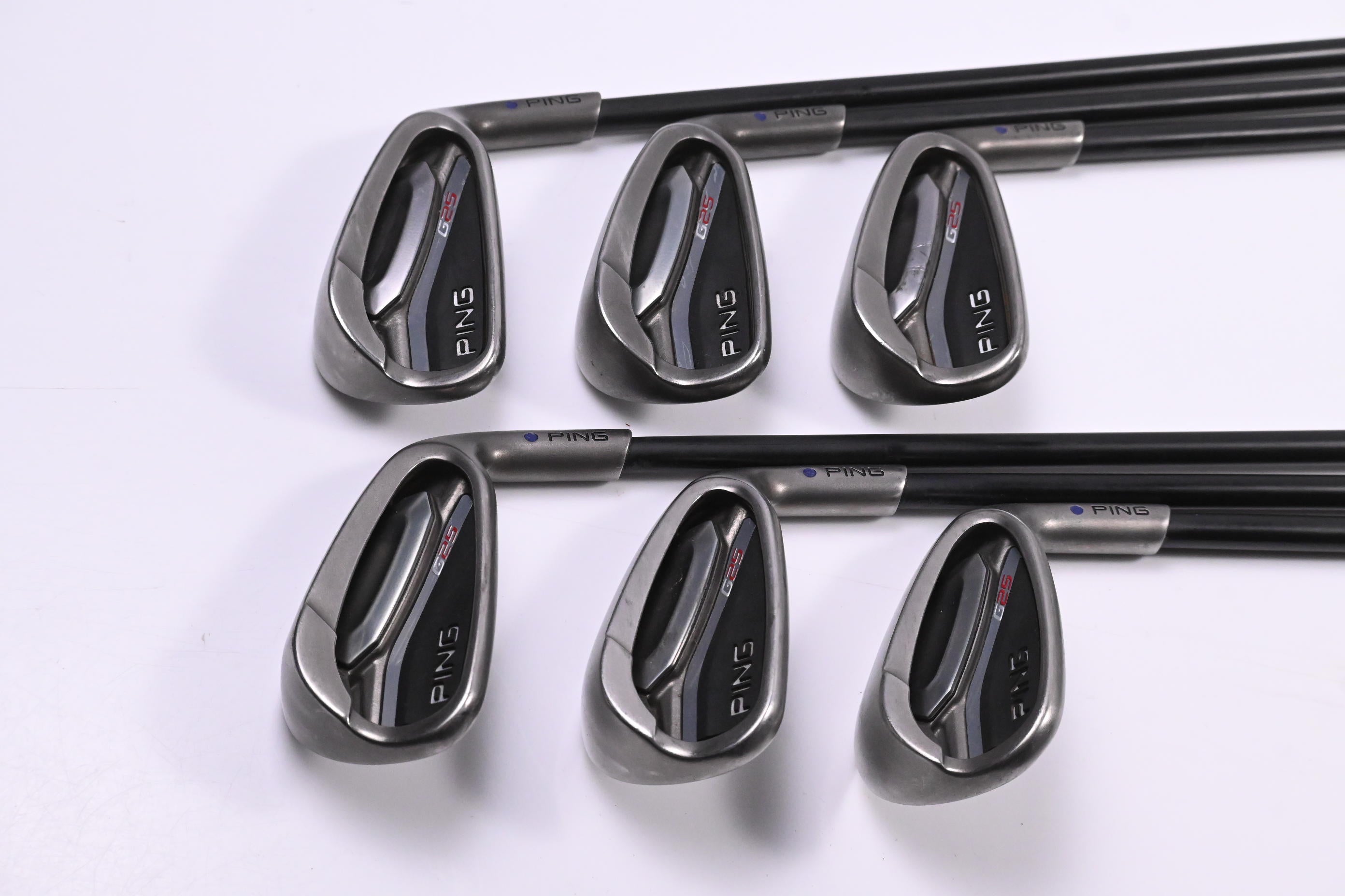 Ping G25 Irons / 6-PW+SW / Purple Dot / Senior Flex Ping TFC 189 Shafts