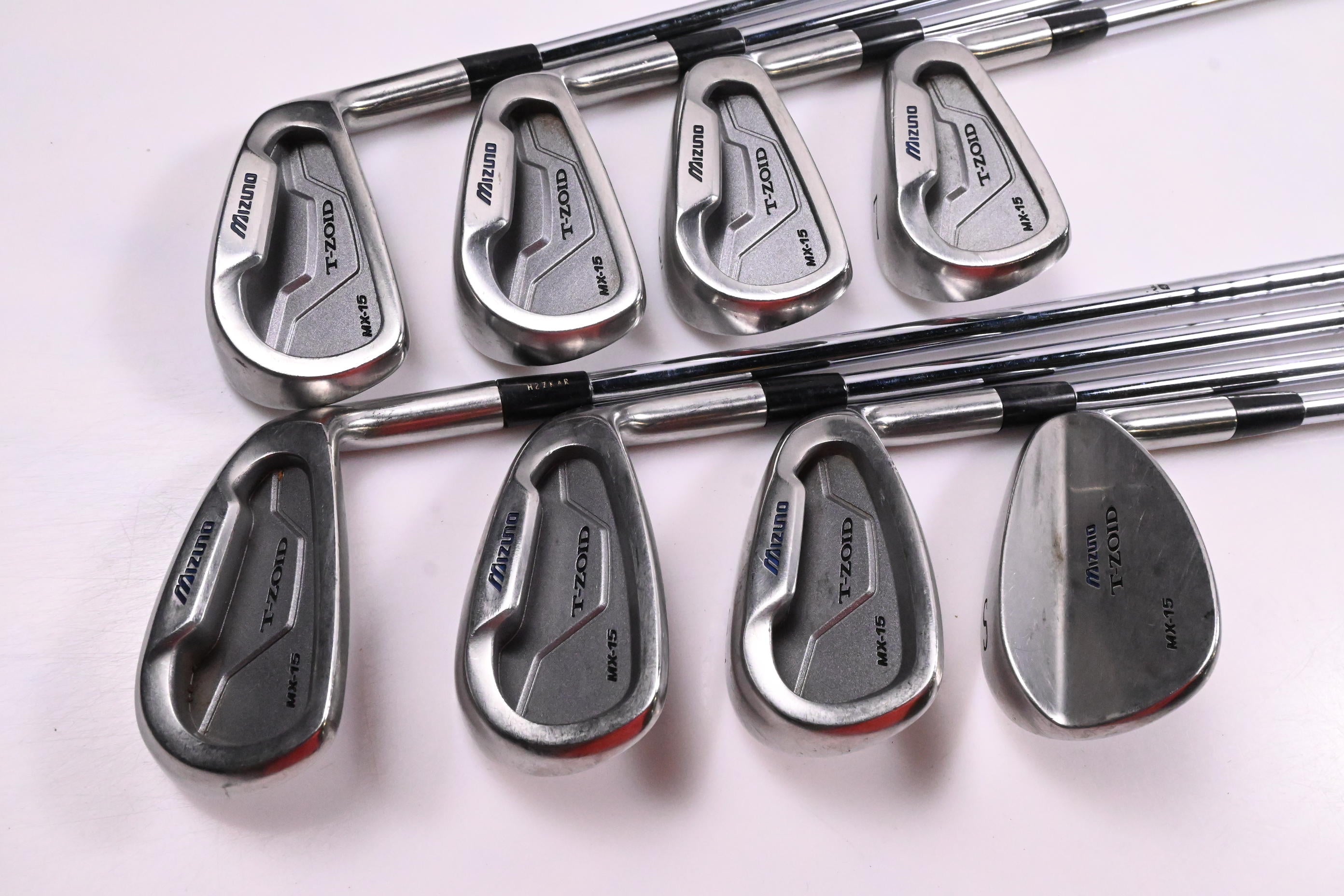 Mizuno MX-15 Irons / 4-PW+SW / Regular Flex True Temper Release Shafts