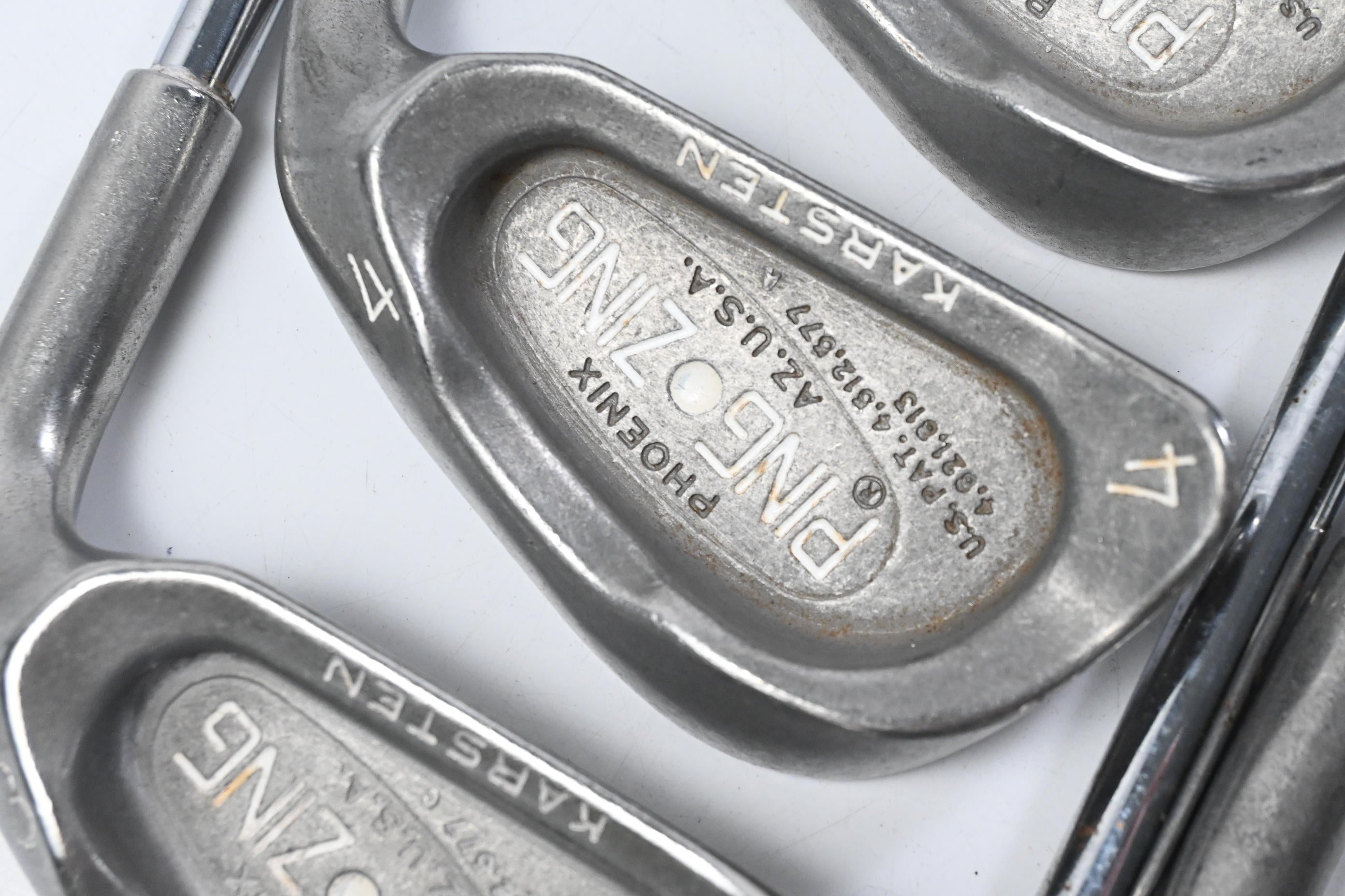 Ping Zing Irons / 3-PW+SW / White Dot / Regular Flex Ping Karsten KT-M Shafts