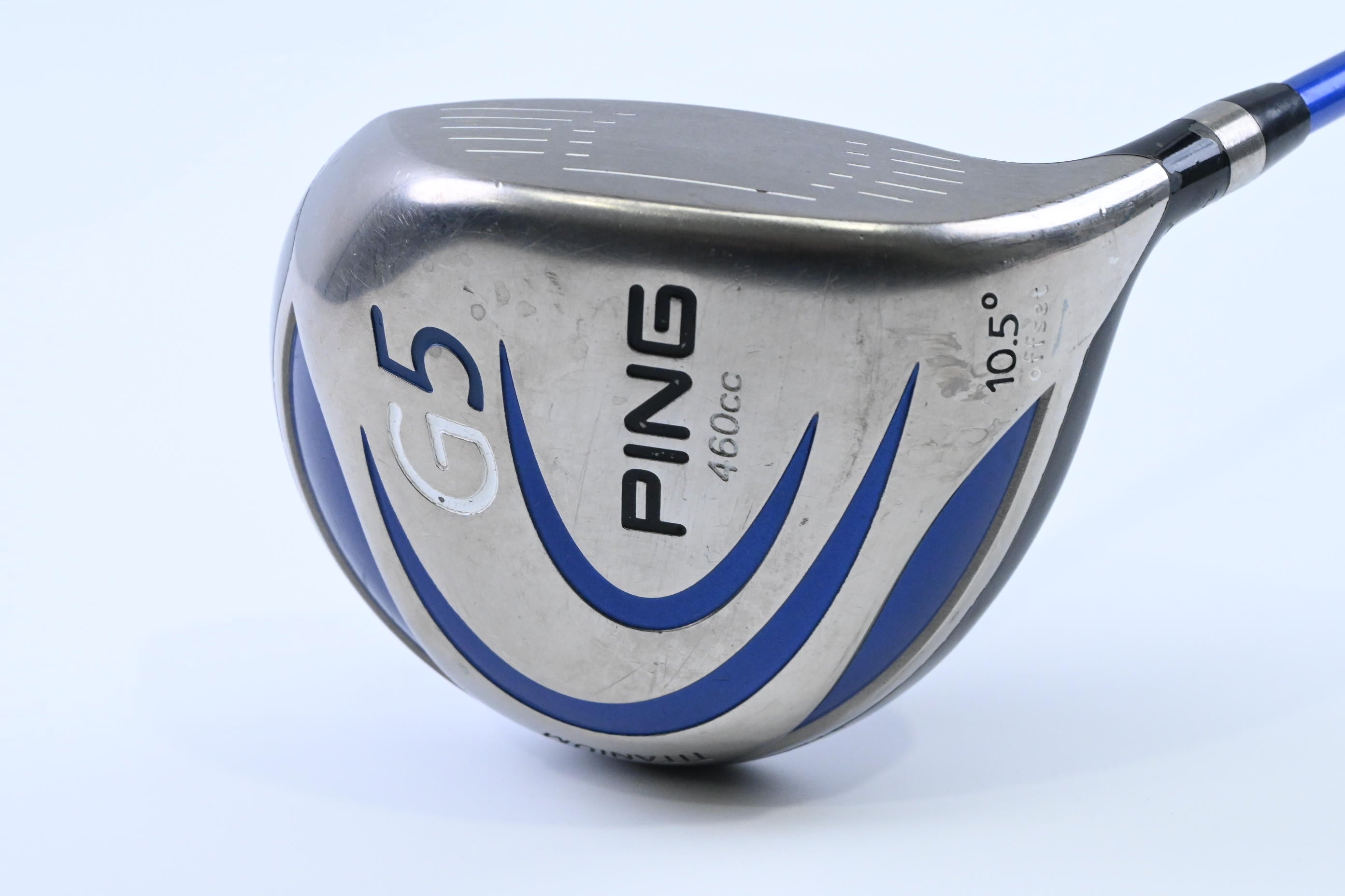 Ping G5 Driver / 10.5 Degree / Regular Flex Grafalloy ProLaunch Blue 65 Shaft