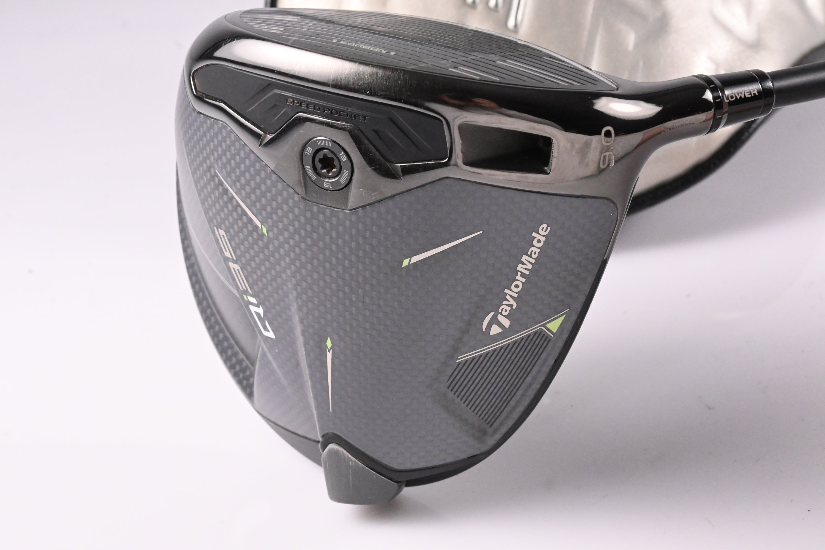 Taylormade Qi35 Driver / 9 Degree / Stiff Flex Kai'li Dark Waves White 60 Shaft