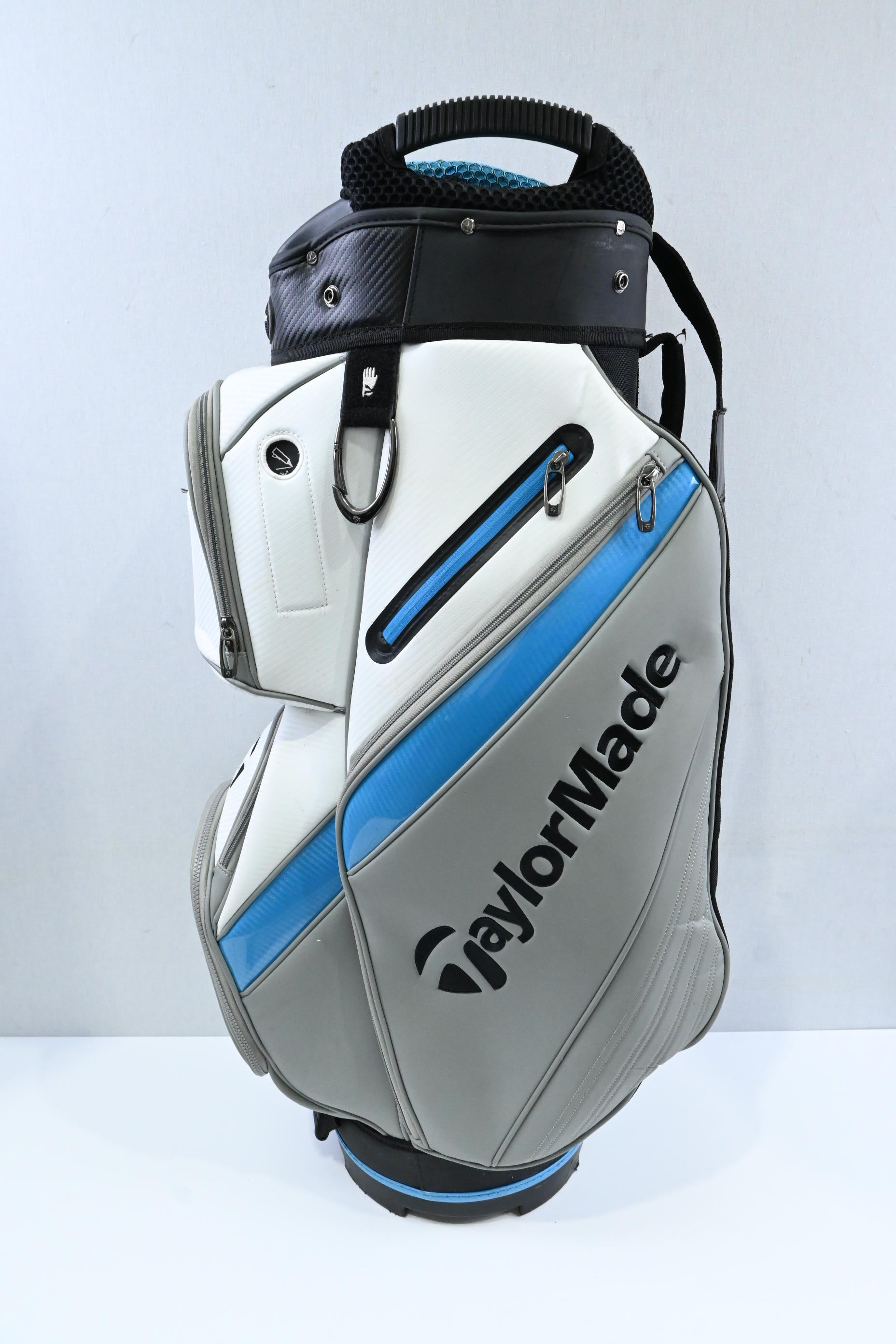 Taylormade Cart Bag / 14-Way Divider / Grey, White, Blue