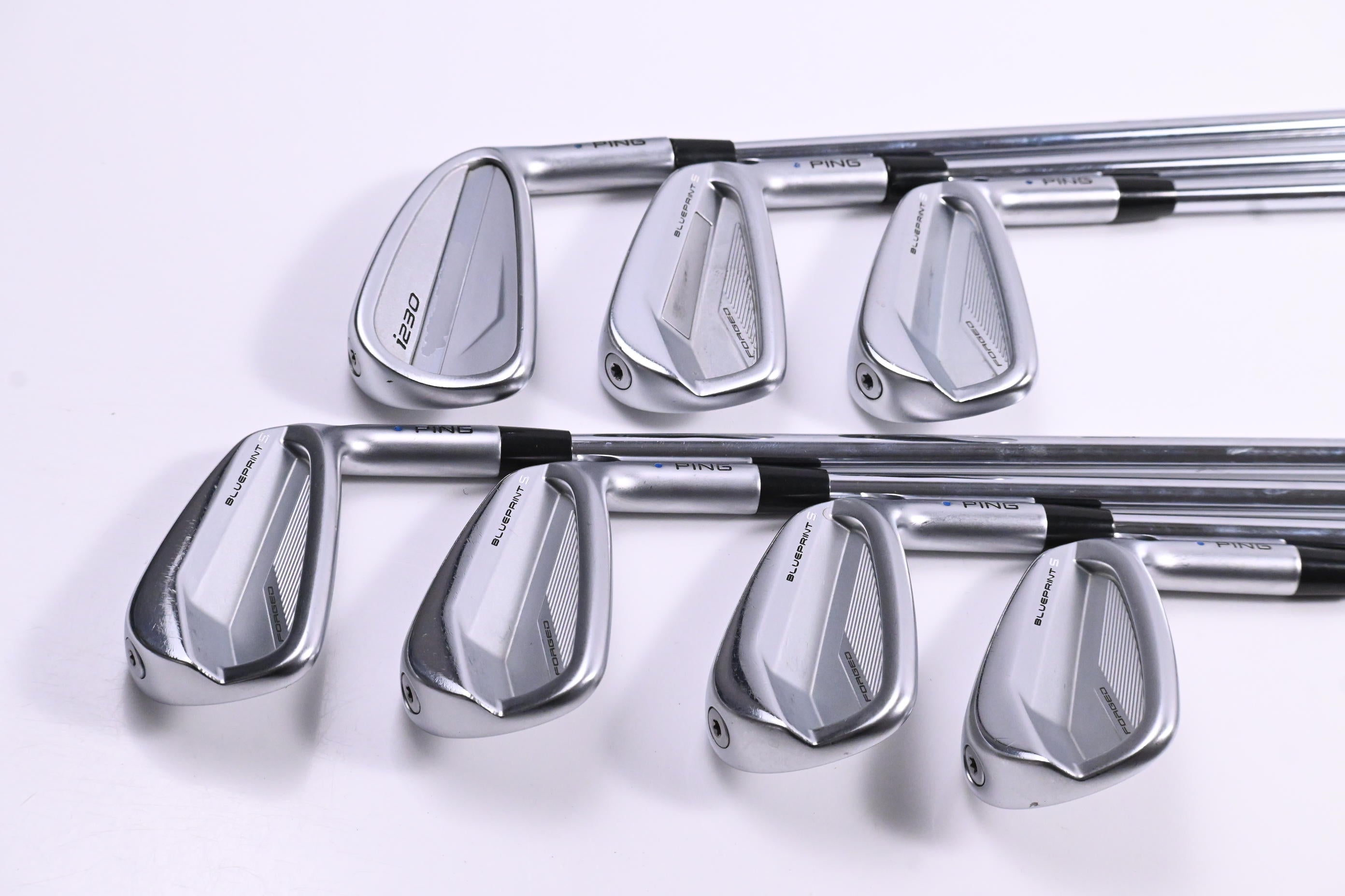 Ping Blueprint S/i230 Combo Irons / 4-PW / Blue Dot / Regular Flex Ping AWT 2.0