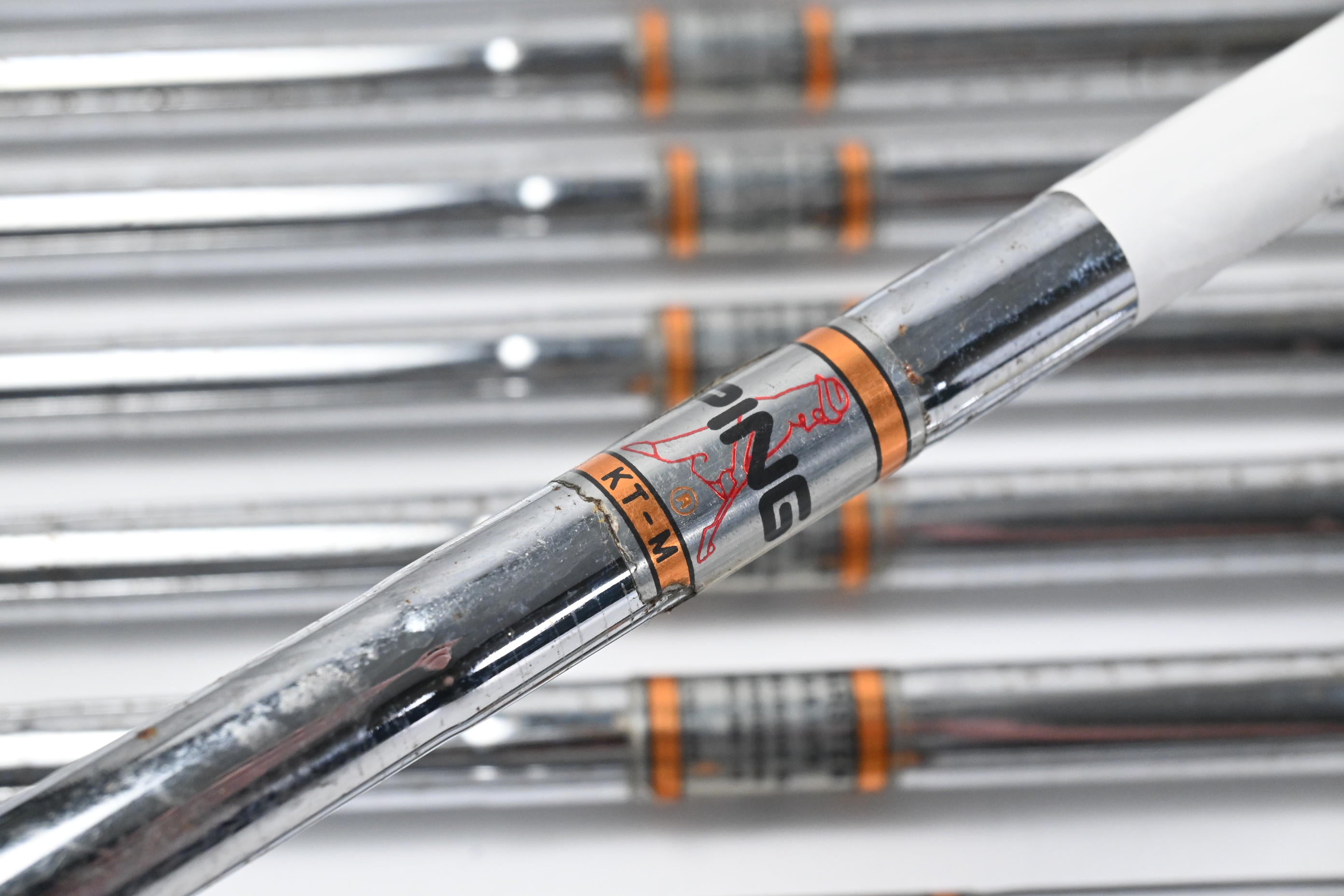 Ping Zing Irons / 3-PW+SW / White Dot / Regular Flex Ping Karsten KT-M Shafts