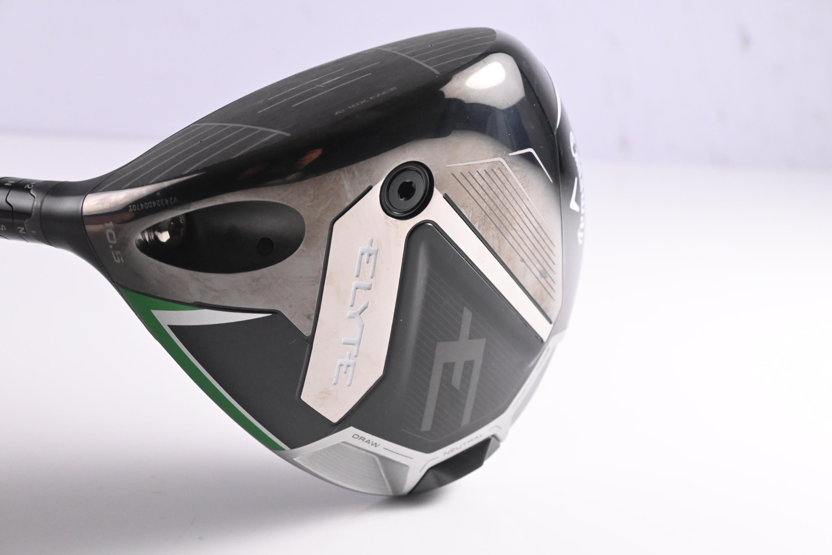 Left Hand Callaway Elyte Driver / 10.5 Degree / Stiff Flex Denali Charcoal 50