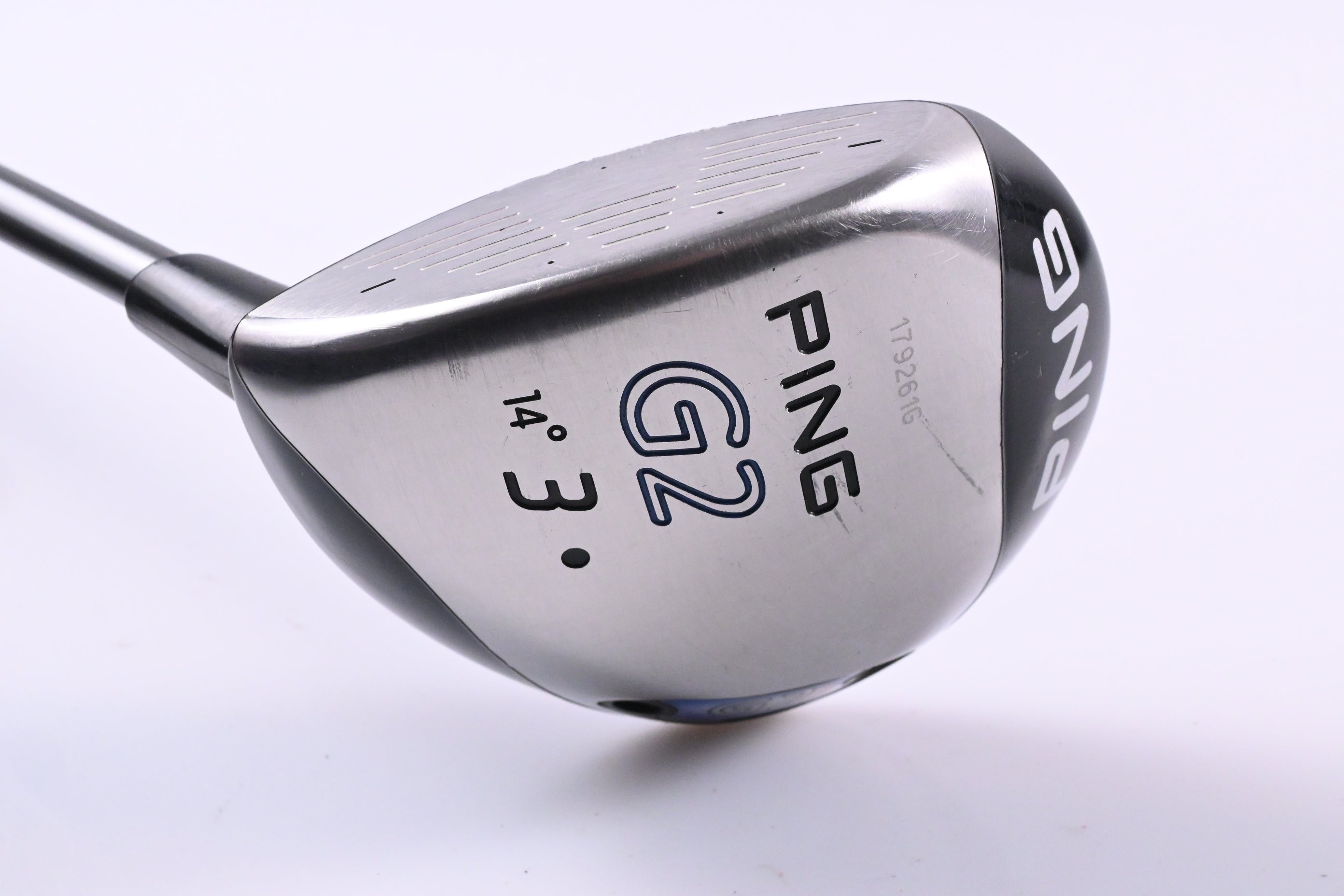 Left Hand Ping G2 #3 Wood / 14 Degree / Stiff Flex Ping TFC 100 Shaft