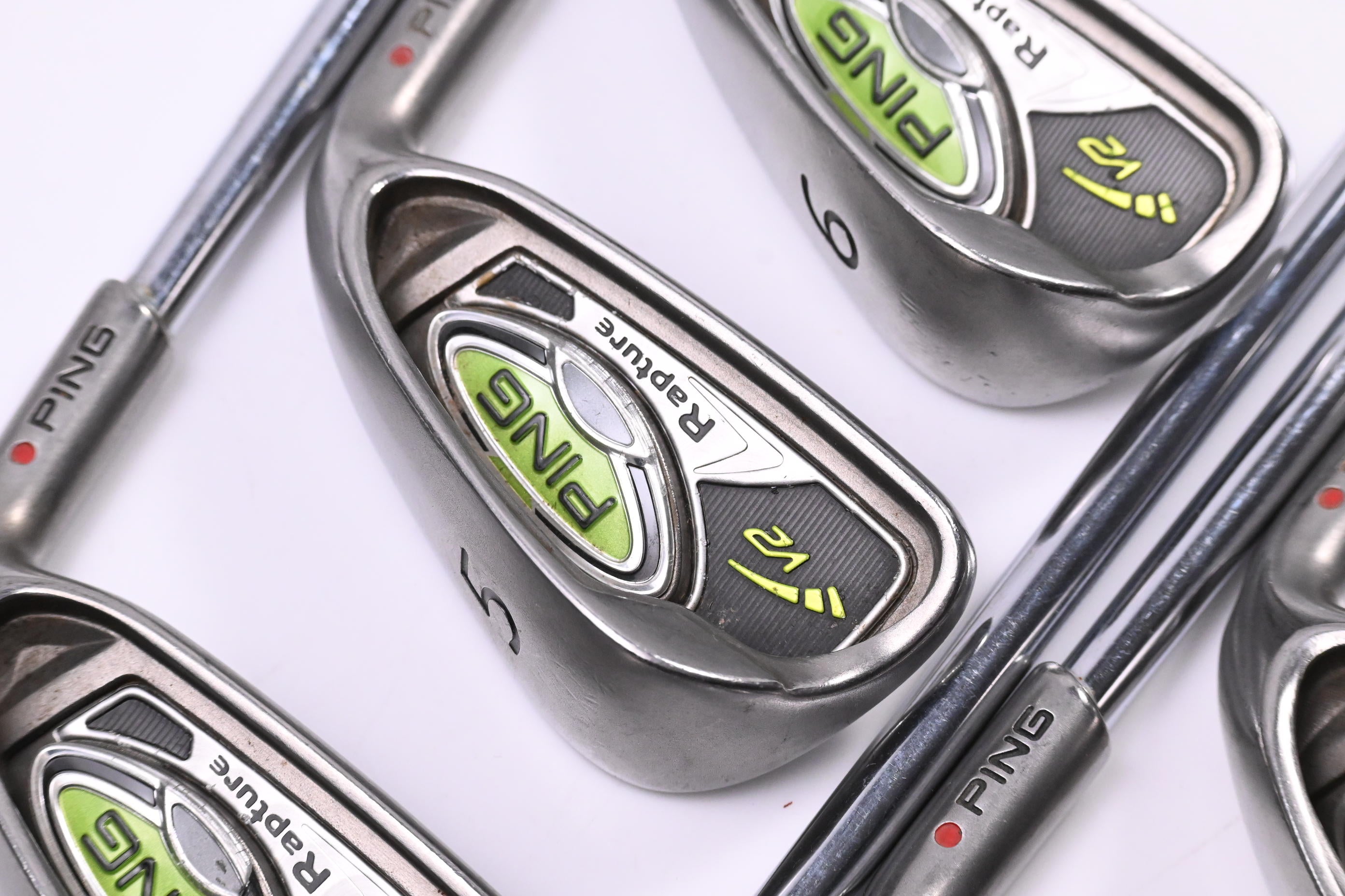 Ping Rapture V2 Irons / 4-PW / Red Dot / Stiff Flex Dynamic Gold S300 Shafts