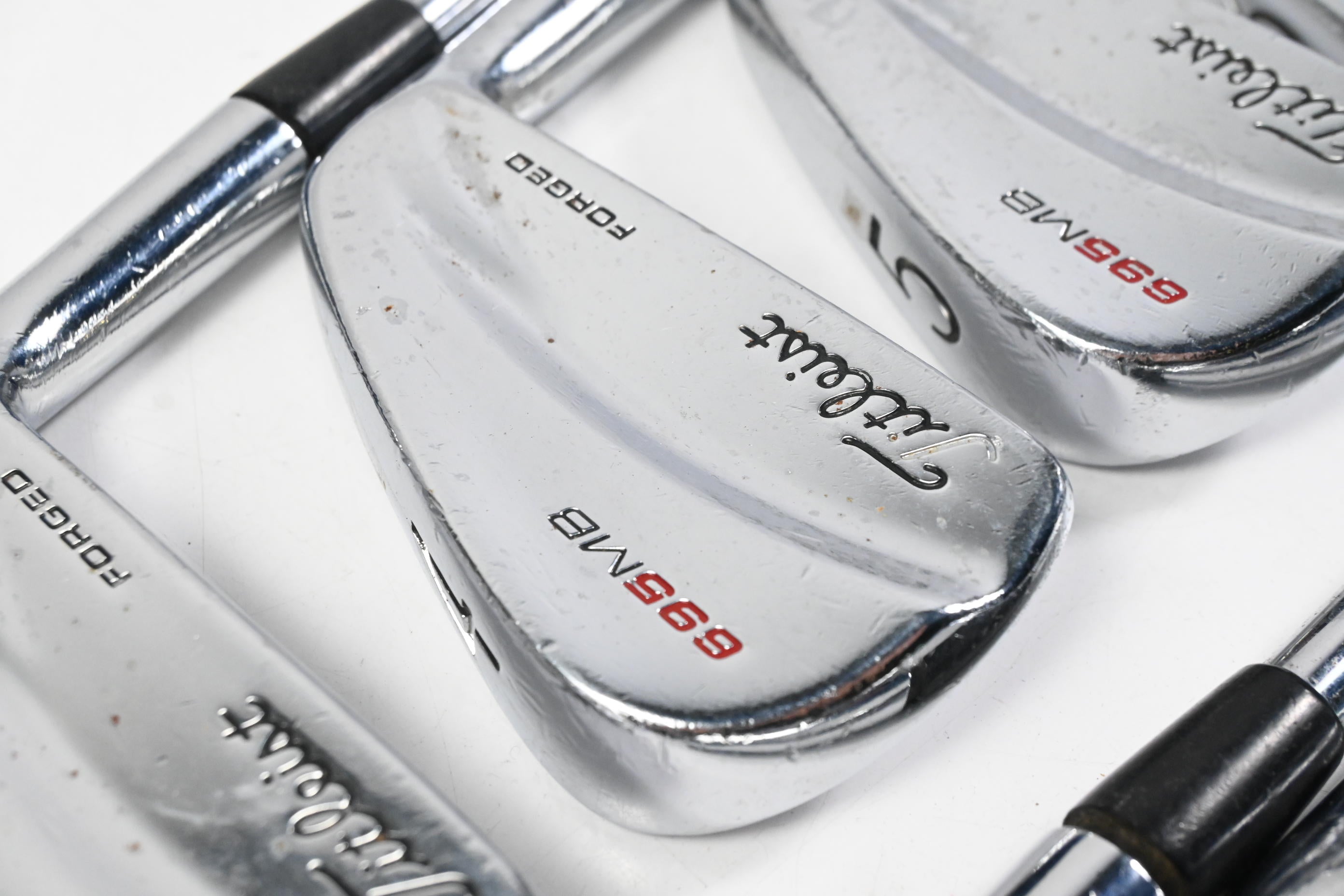 Titleist 695 Forged Irons / 3-PW / Stiff Flex Steel Shafts