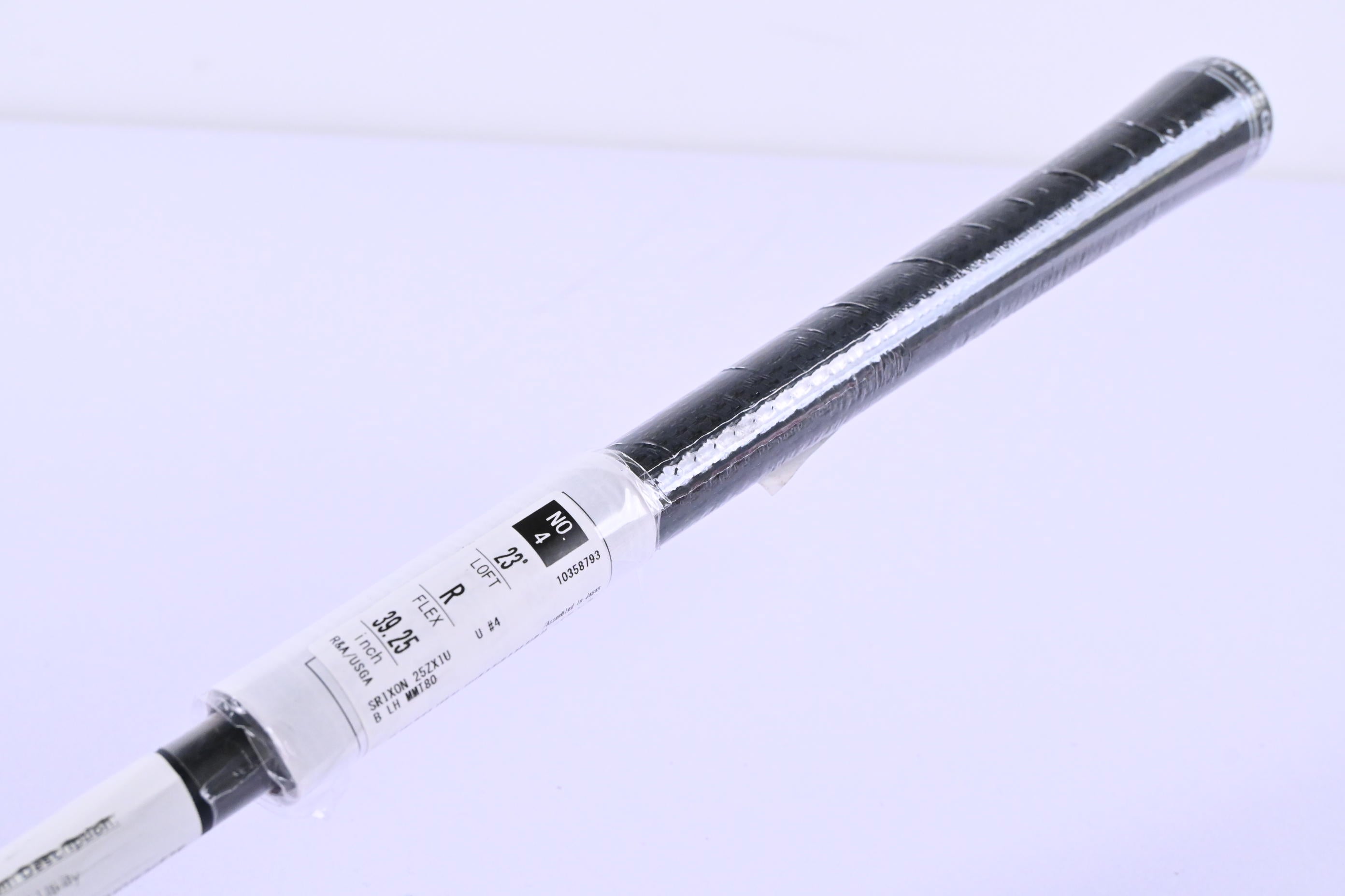 Left Hand Srixon ZXiU #4 Iron / 23 Degree / Regular Flex MMT UT 80 Shaft