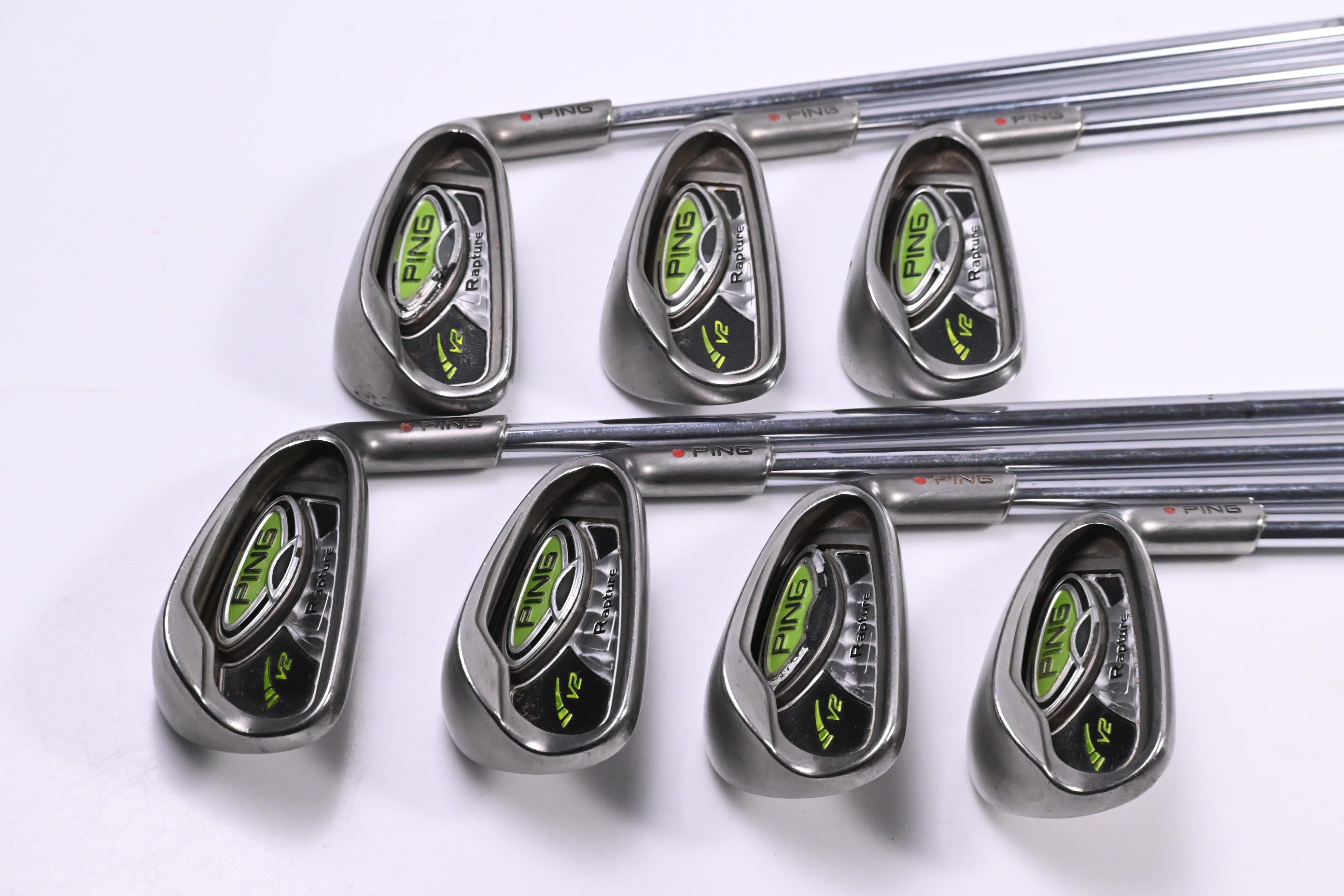 Ping Rapture V2 Irons / 4-PW / Red Dot / Stiff Flex Dynamic Gold S300 Shafts
