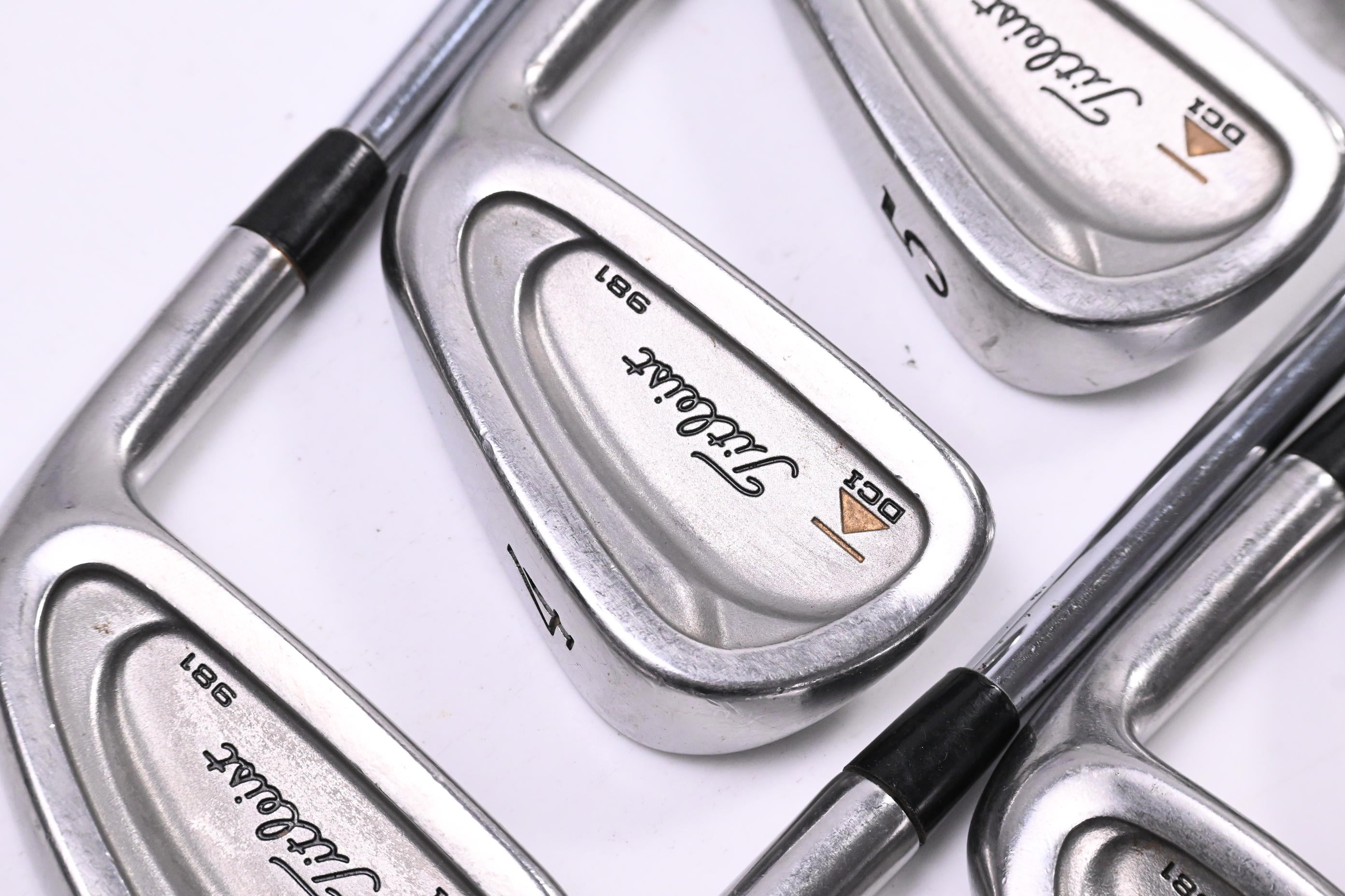 Titleist DCI 981 Irons / 3-PW / Regular Flex Titleist Tri Spec Shafts
