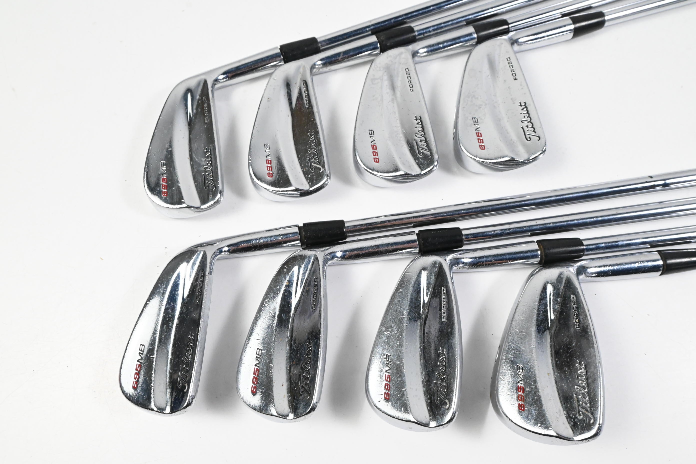 Titleist 695 Forged Irons / 3-PW / Stiff Flex Steel Shafts