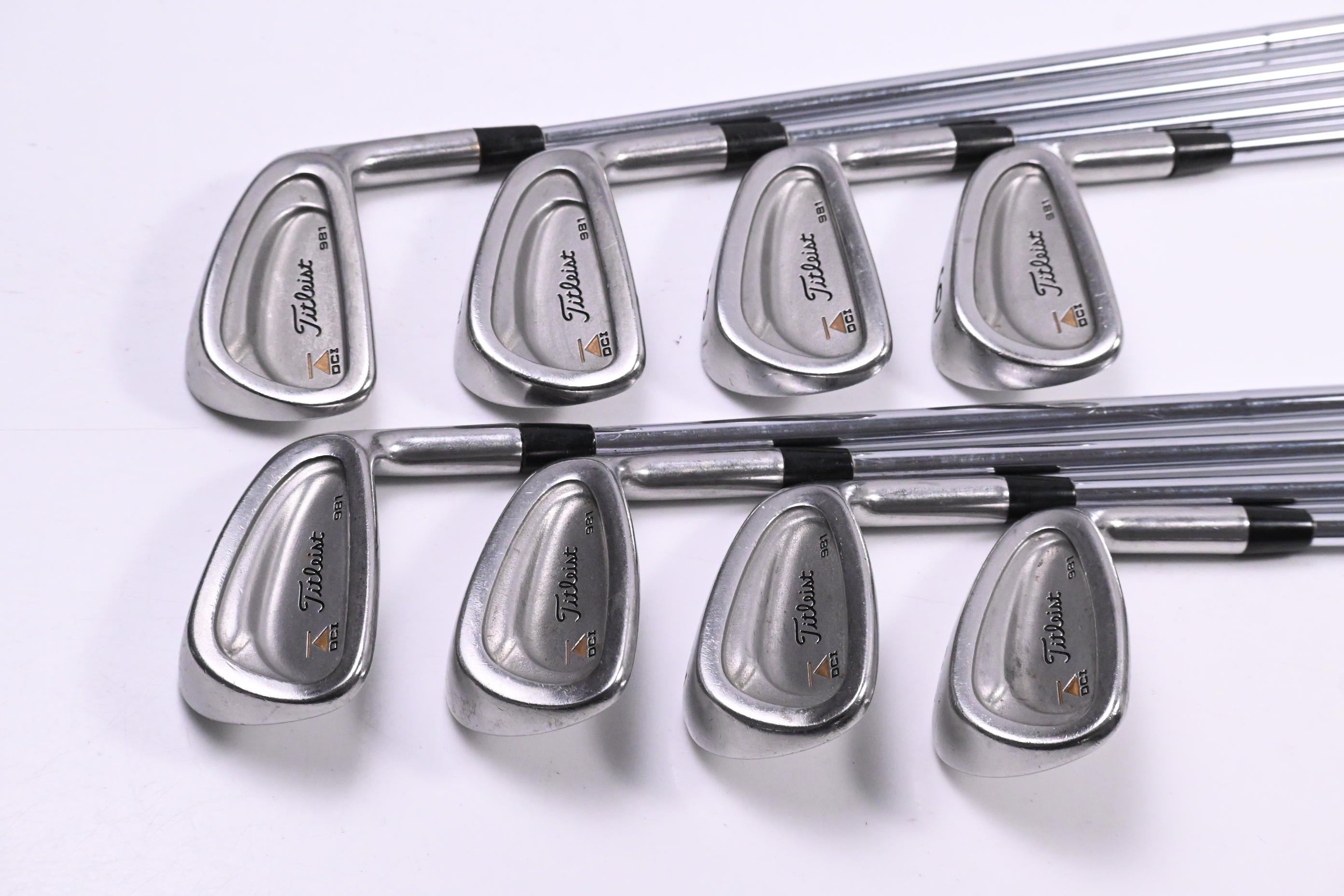 Titleist DCI 981 Irons / 3-PW / Regular Flex Titleist Tri Spec Shafts