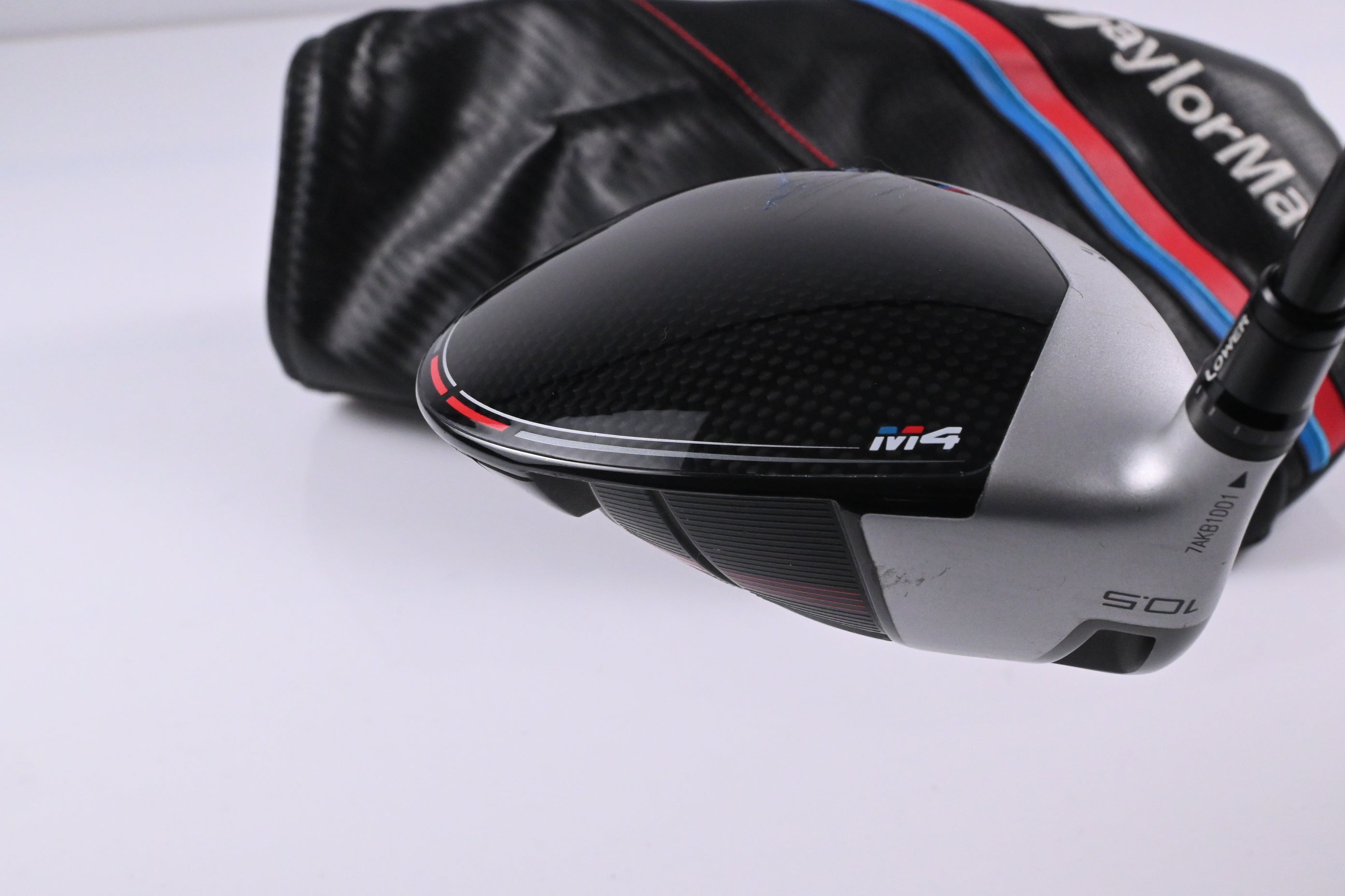 Left Hand Taylormade M4 Driver / 10.5 Degree / Regular Flex Atmos Red 5 Shaft