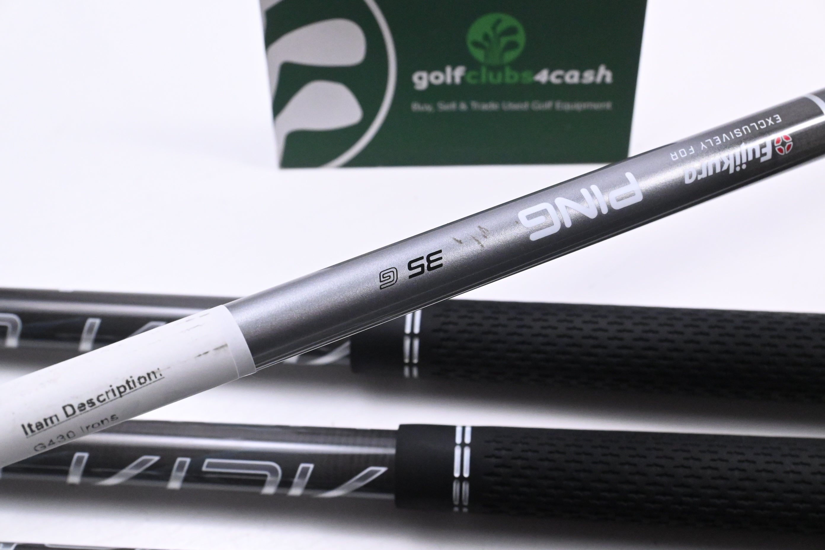 Left Hand Ping G430 Irons / 5-PW+54° / Black Dot / Senior Flex Alta Quick 35