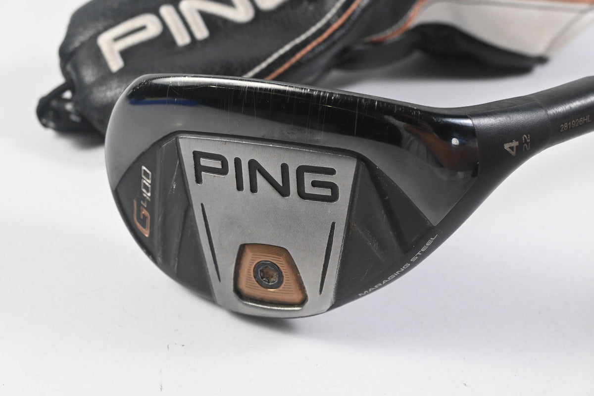 Ping G400 #4 Hybrid / 22 Degree / Stiff Flex Ping Alta CB 70 Shaft