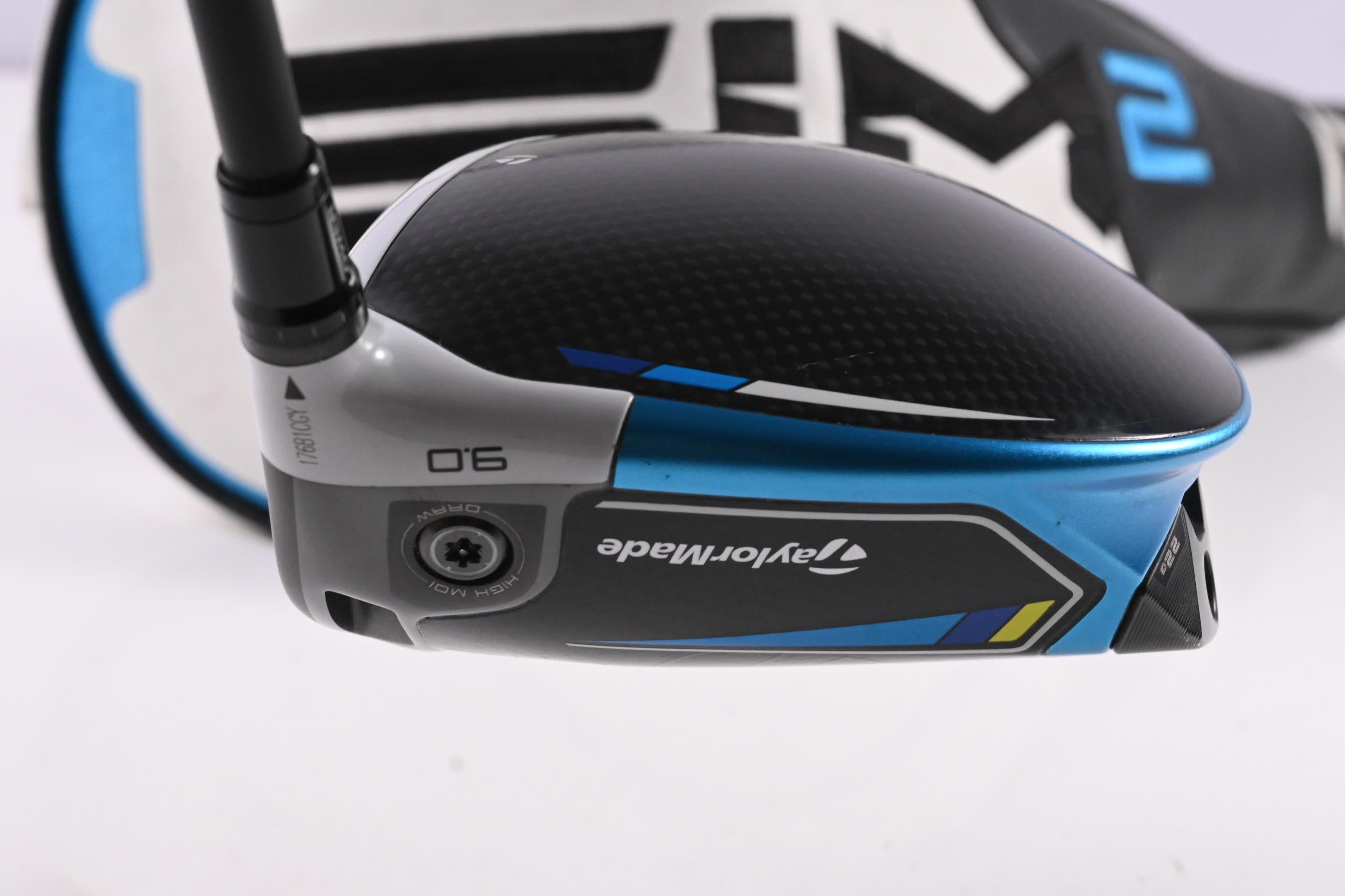 Taylormade SIM2 Max D Driver / 9 Degree / Stiff Flex Kai'li Dark Waves White 60
