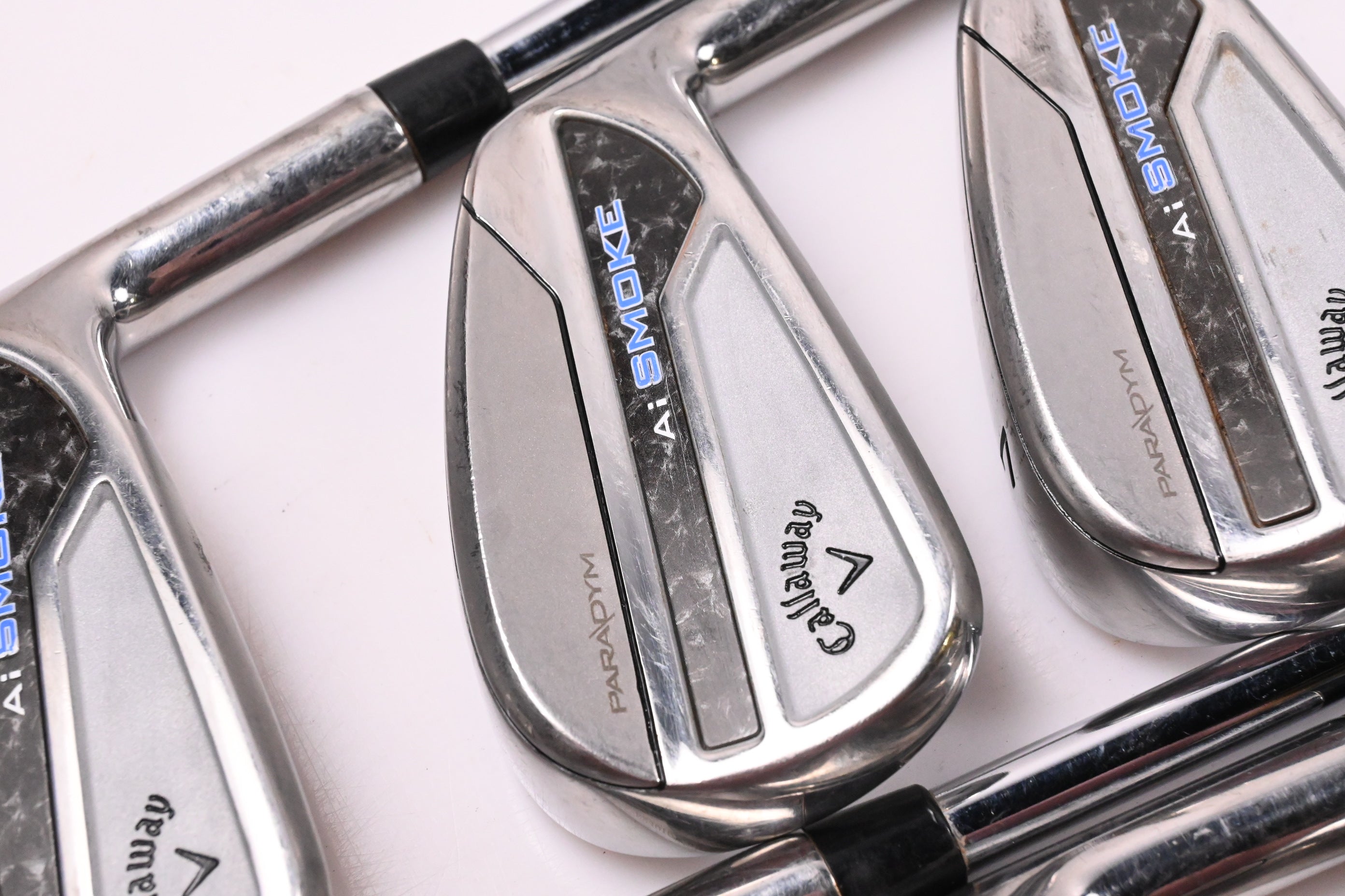 Callaway Paradym Ai Smoke Irons / 5-PW+SW / Stiff Flex Elevate MPH 95 Shafts