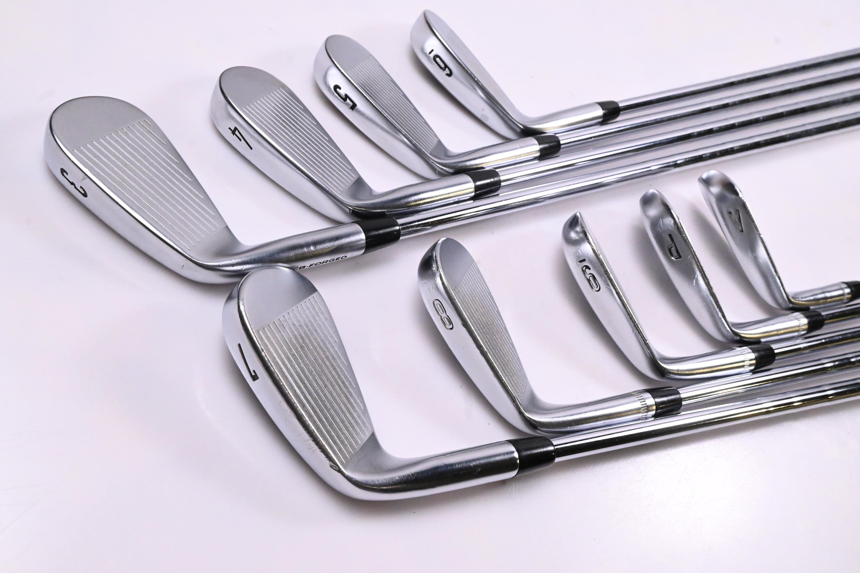 Callaway Apex TCB/MB Irons / 3-PW+GW / Stiff Flex KBS $-Taper 120 Shafts