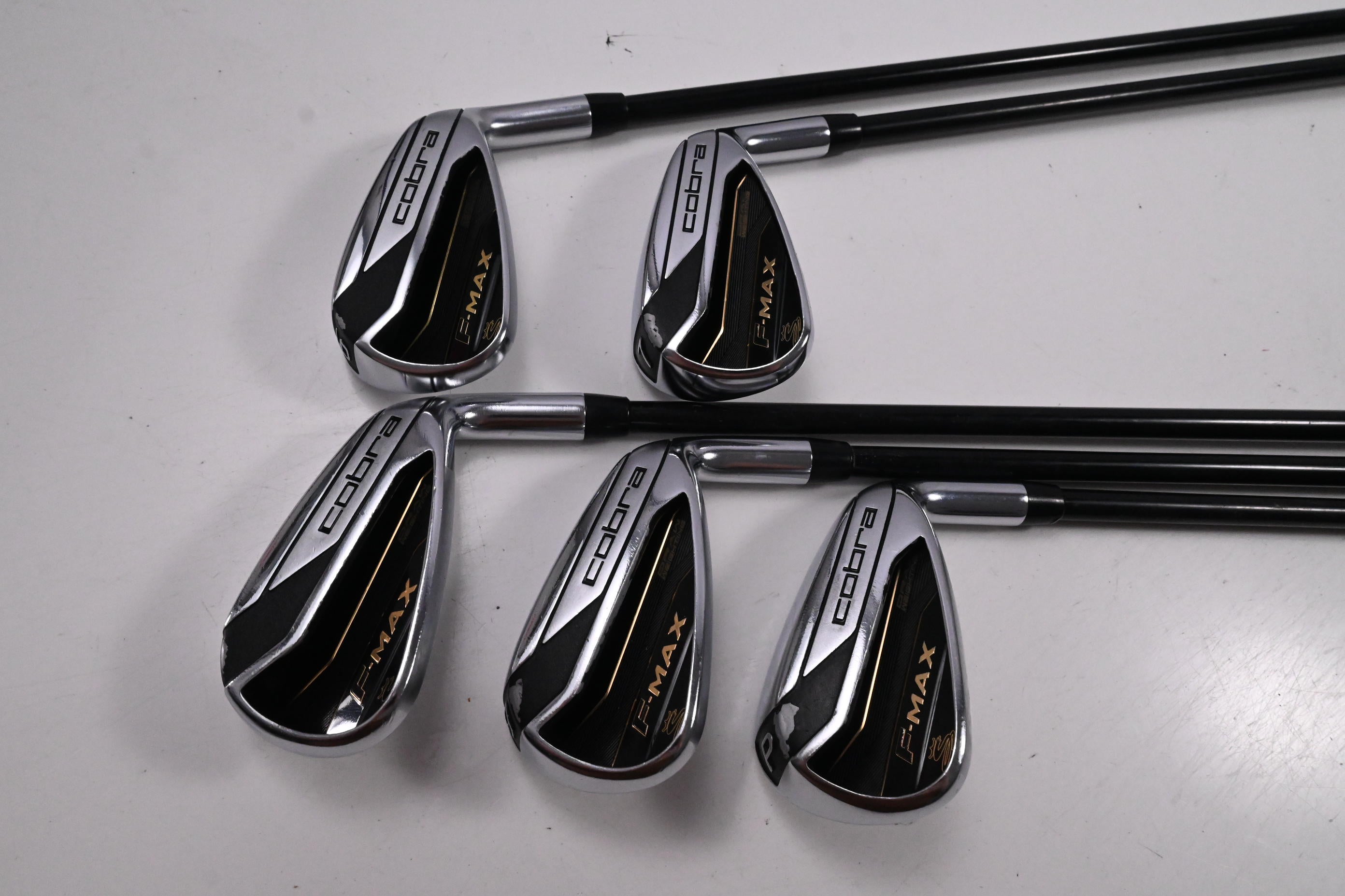 Cobra F-Max Irons / 6-PW / Regular Flex Cobra SuperLite 60 Shafts