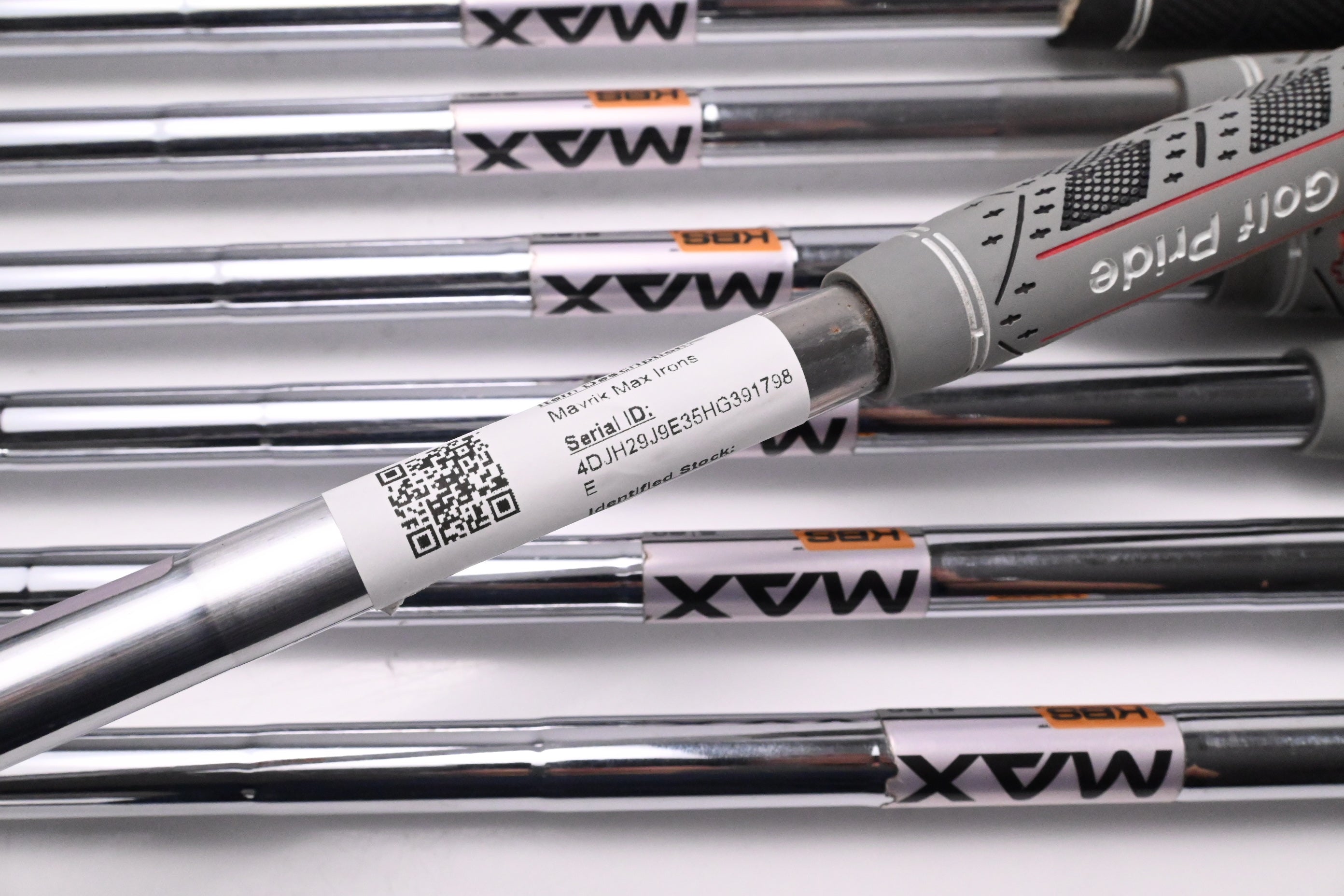 Callaway Mavrik Max Irons / 5-PW+SW / Stiff Flex KBS MAX 80 Shafts