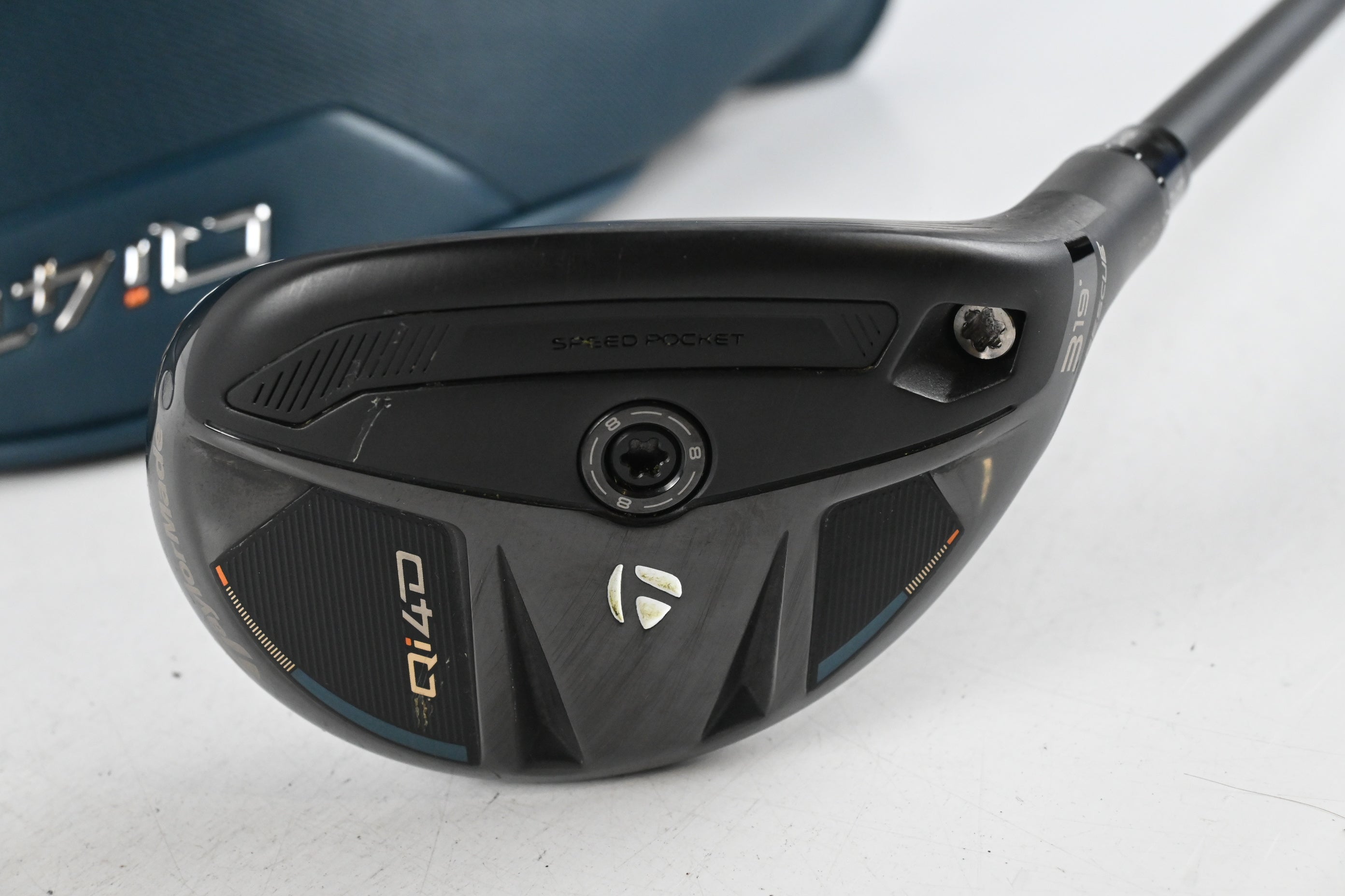 Taylormade Qi4D #3 Hybrid / 19 Degree / Stiff Flex KBS Reax 75 Shaft