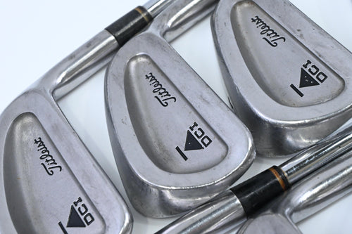 Titleist DCI Black Irons / 3-PW / Stiff Flex Titleist TriSpec Shafts