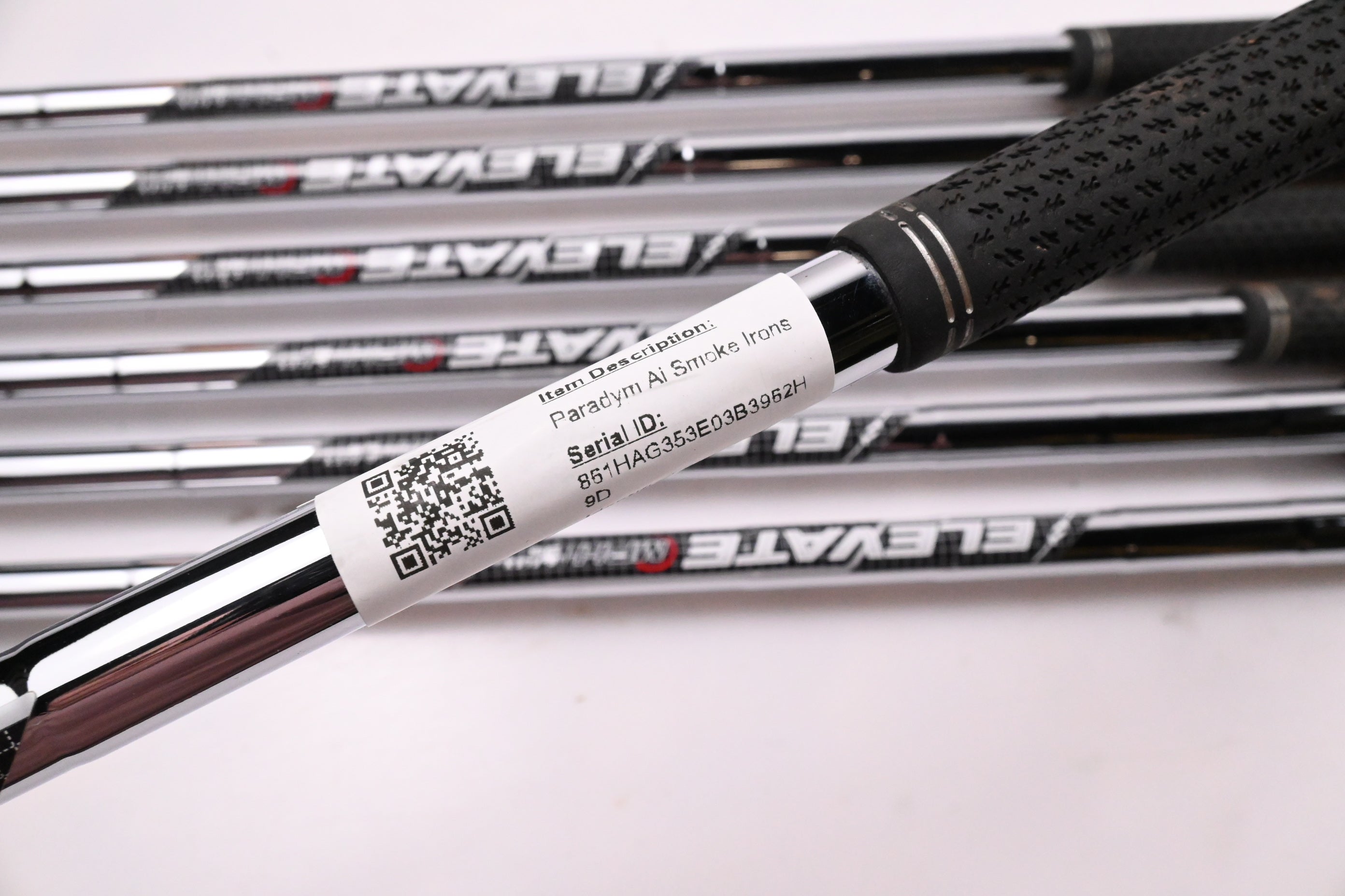 Callaway Paradym Ai Smoke Irons / 5-PW+SW / Stiff Flex Elevate MPH 95 Shafts