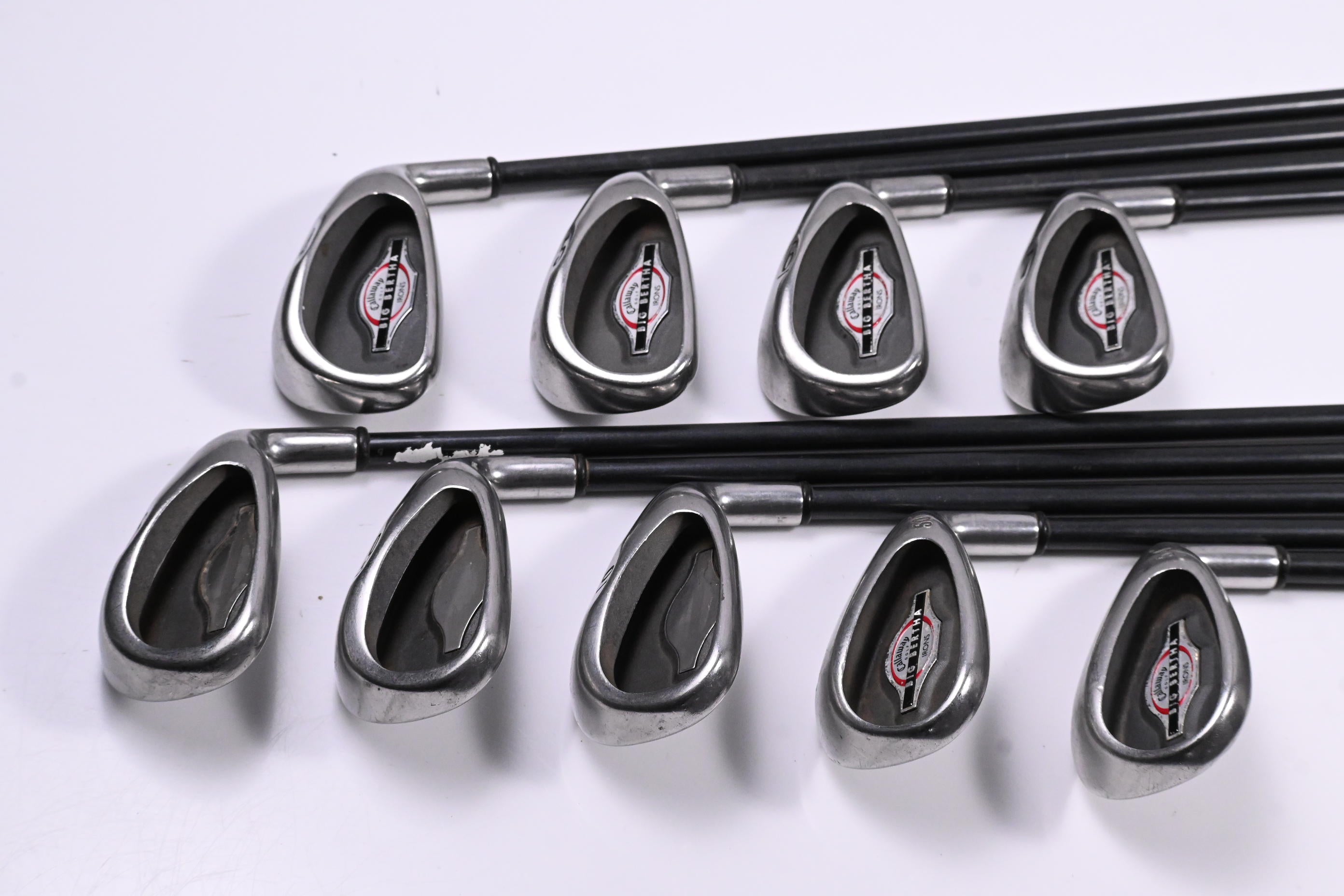 Callaway Big Bertha 2002 Irons / 4-PW+GW+SW / Regular Flex Callaway RCH 75i
