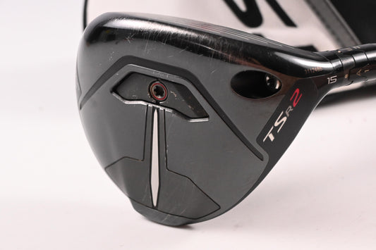 Titleist TSR2 #3 Wood / 15 Degree / Stiff Flex HZRDUS Black 70 Shaft