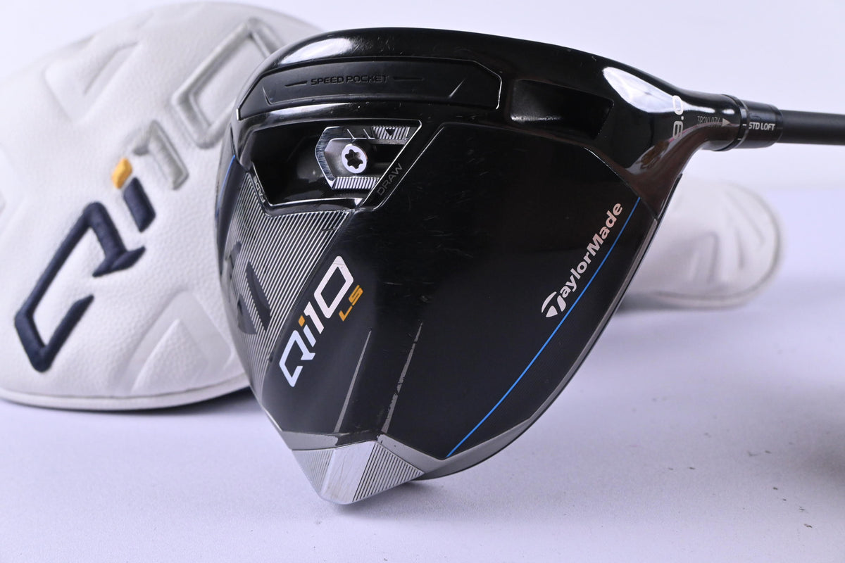 Taylormade Qi10 LS Driver / 9 Degree / Stiff Flex Kai'li Dark Waves CB Blue 60 Shaft
