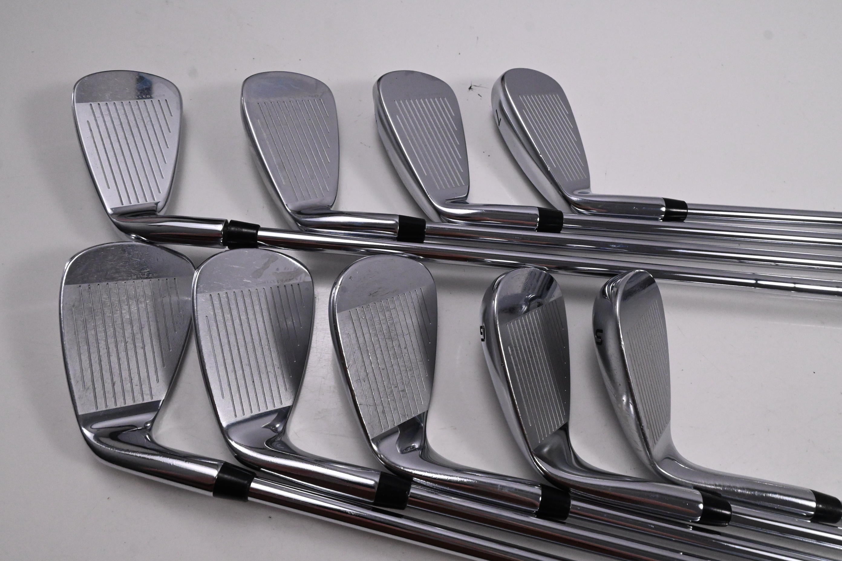 Cobra King F9 One Length Irons / 4-PW+GW+SW / Regular Flex KBS Tour 90 Shafts