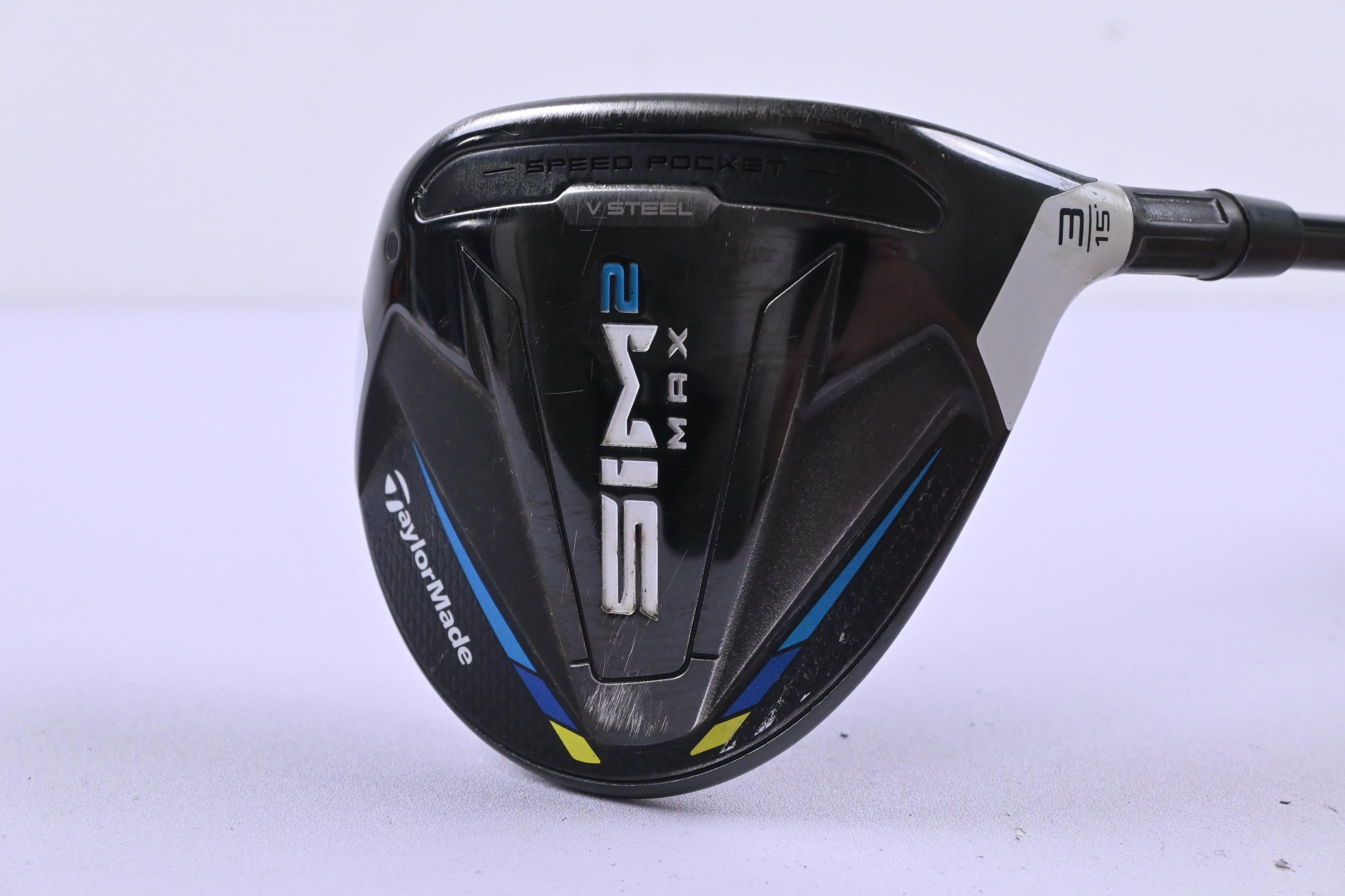 Taylormade SIM2 Max #3 Wood / 15 Degree / Stiff Flex Wishon S2S 65 Shaft