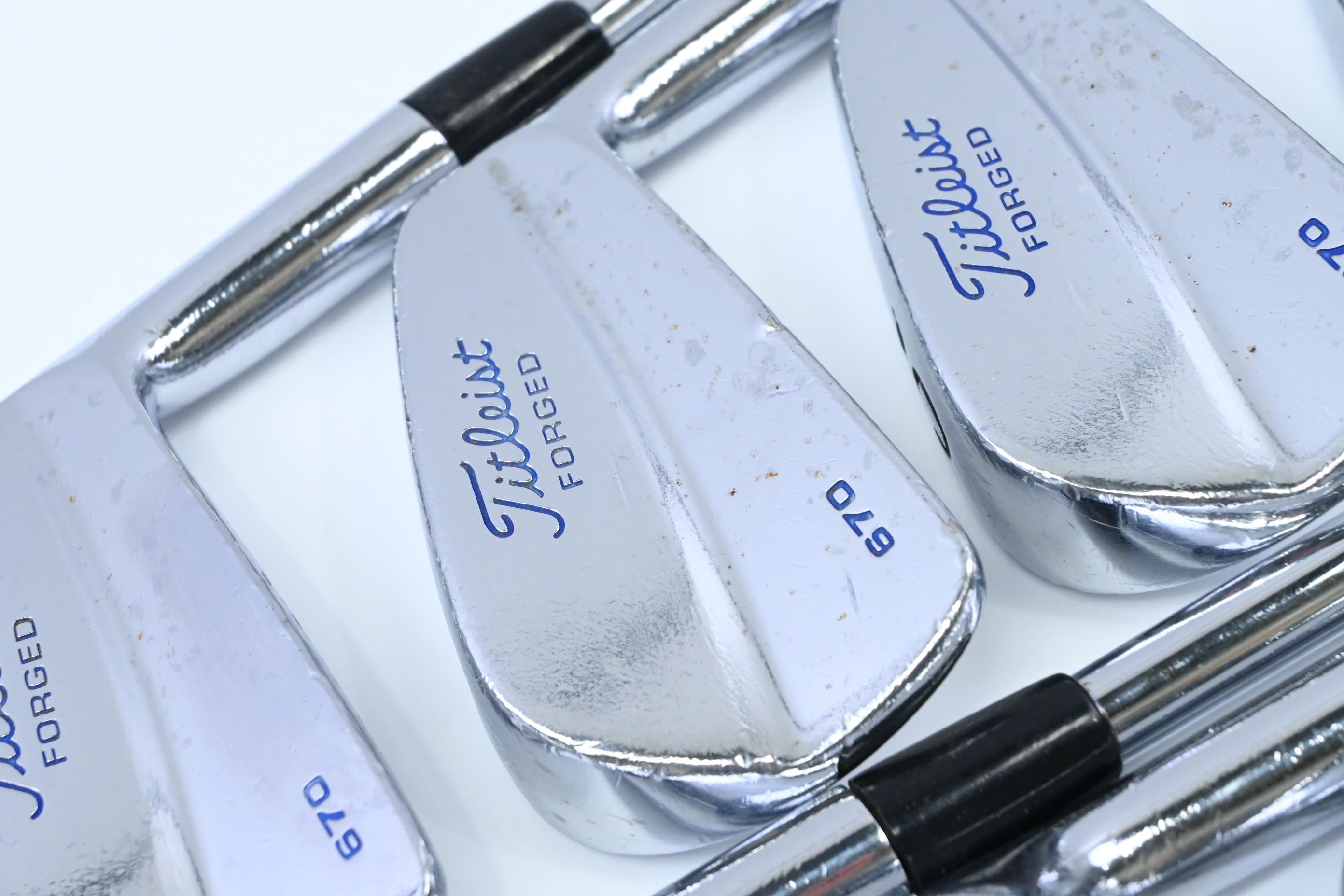 Titleist 670 Forged Irons / 3-PW / Stiff Flex Steel Shafts
