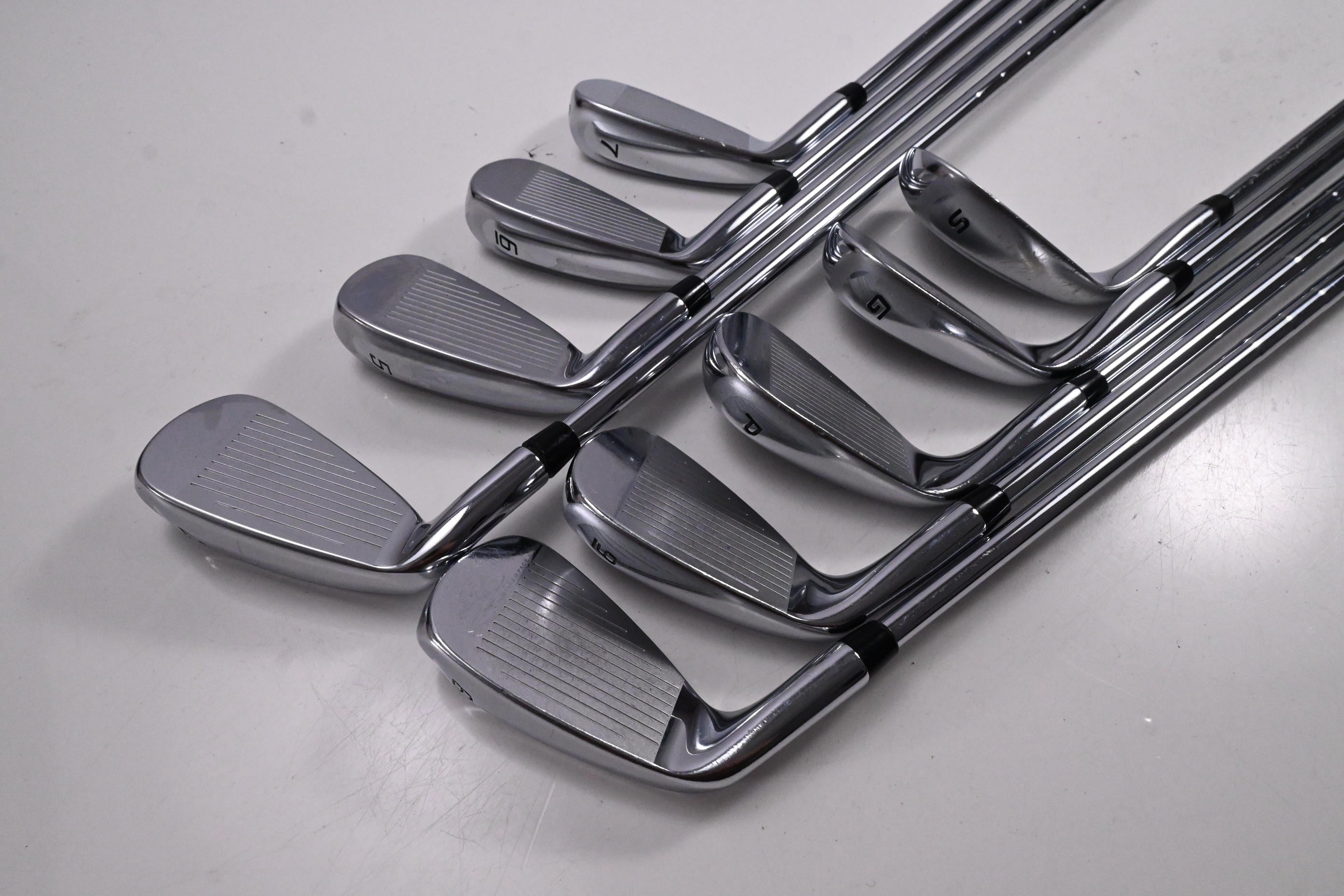 Cobra King F9 One Length Irons / 4-PW+GW+SW / Regular Flex KBS Tour 90 Shafts