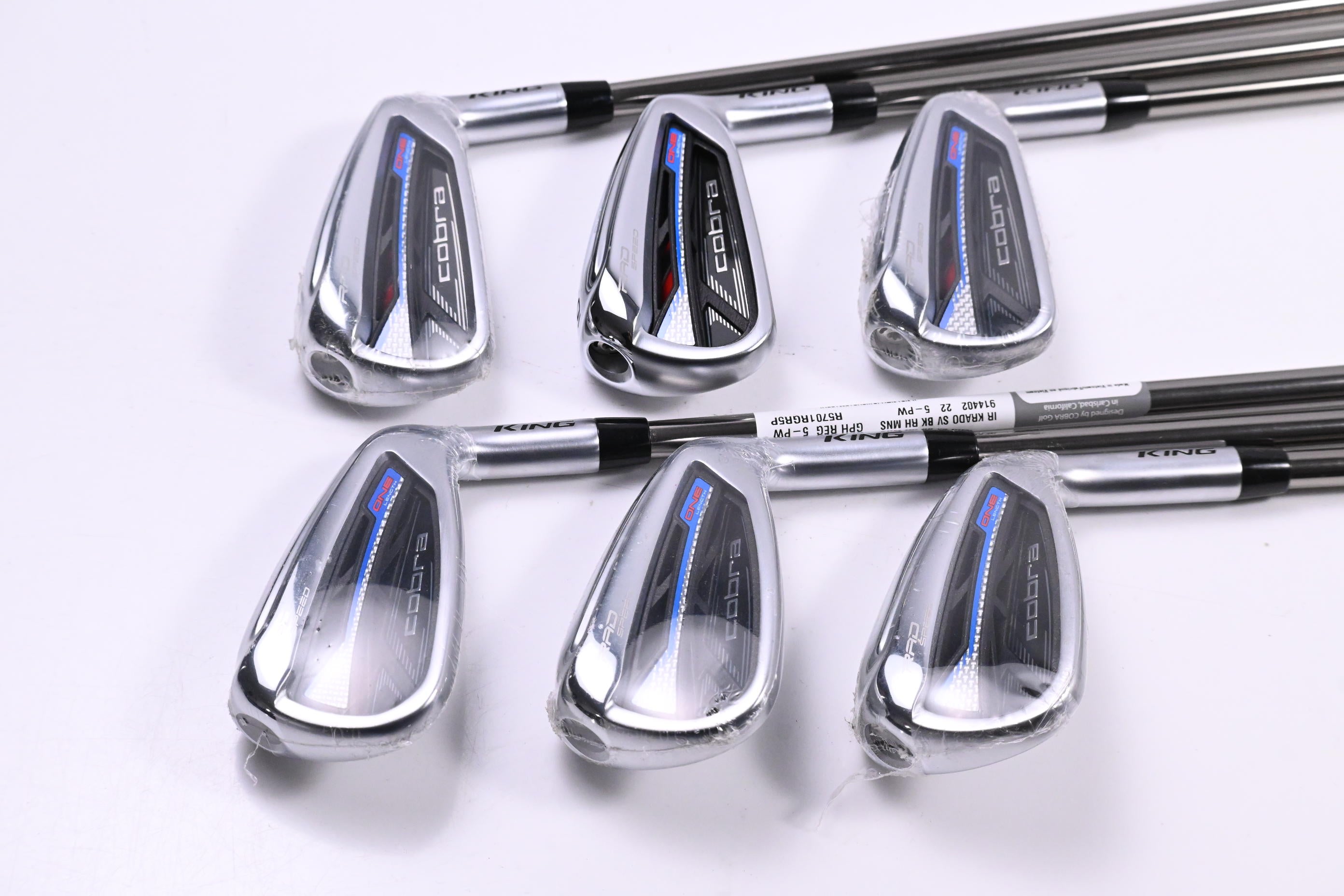 Cobra King Radspeed One Length Irons / 5-PW / Regular Flex UST Recoil ESX 460