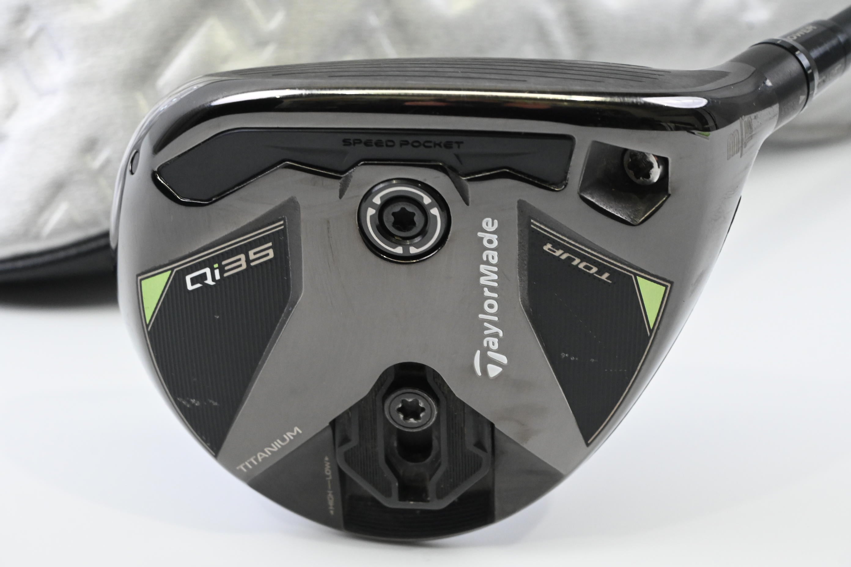 Taylormade Qi35 Tour #3 Wood / 15 Degree / Stiff Flex Kai'li Dark Waves Blue 75