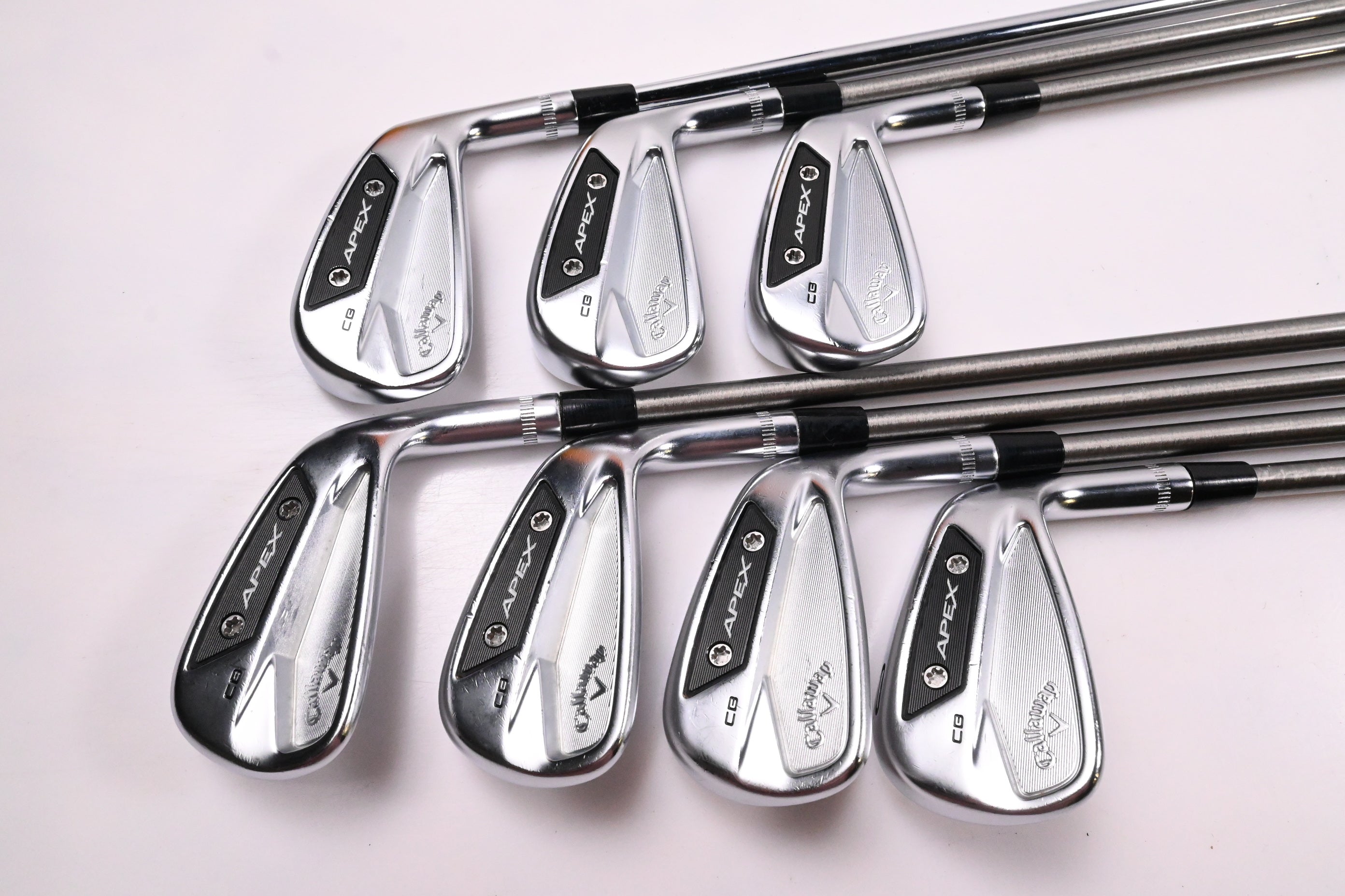 Callaway Apex CB 24 Irons / 4-PW / Stiff Flex SteelFiber i95 CW Shafts