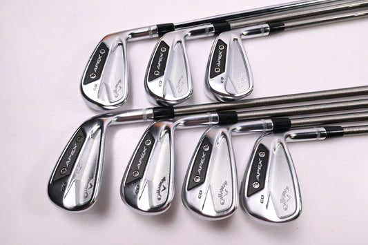 Callaway Apex CB 24 Irons / 4-PW / Stiff Flex SteelFiber i95 CW Shafts