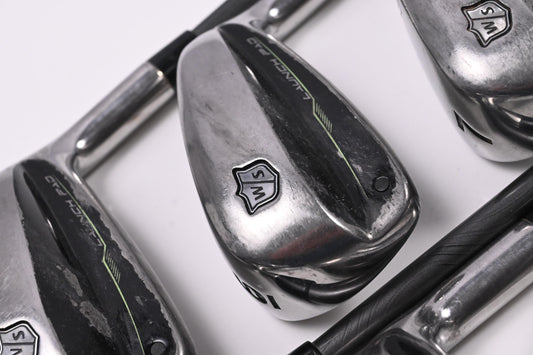 Wilson Launch Pad 2022 Irons / 5-PW / Senior Flex Evenflow 55 Shafts