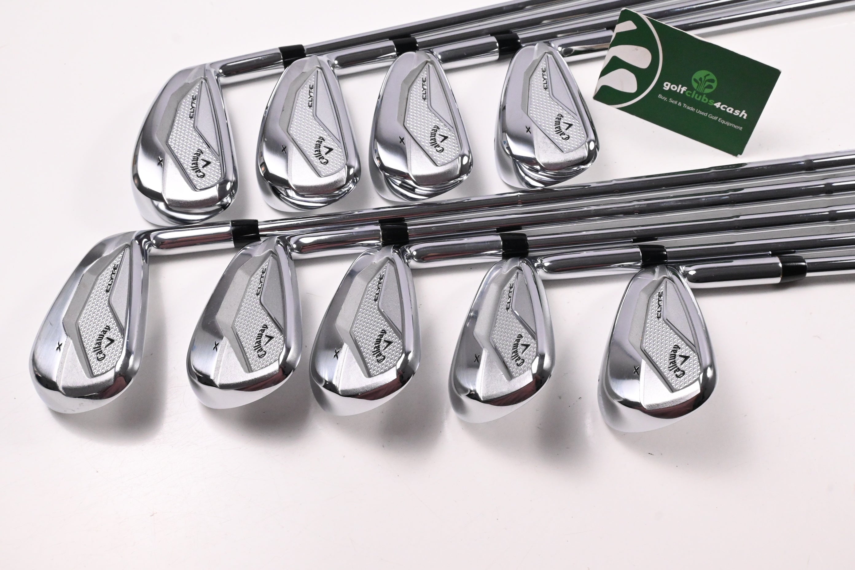 Callaway Elyte X Irons / 4-PW+AW+GW / Stiff Flex Dynamic Gold MID 100 S300