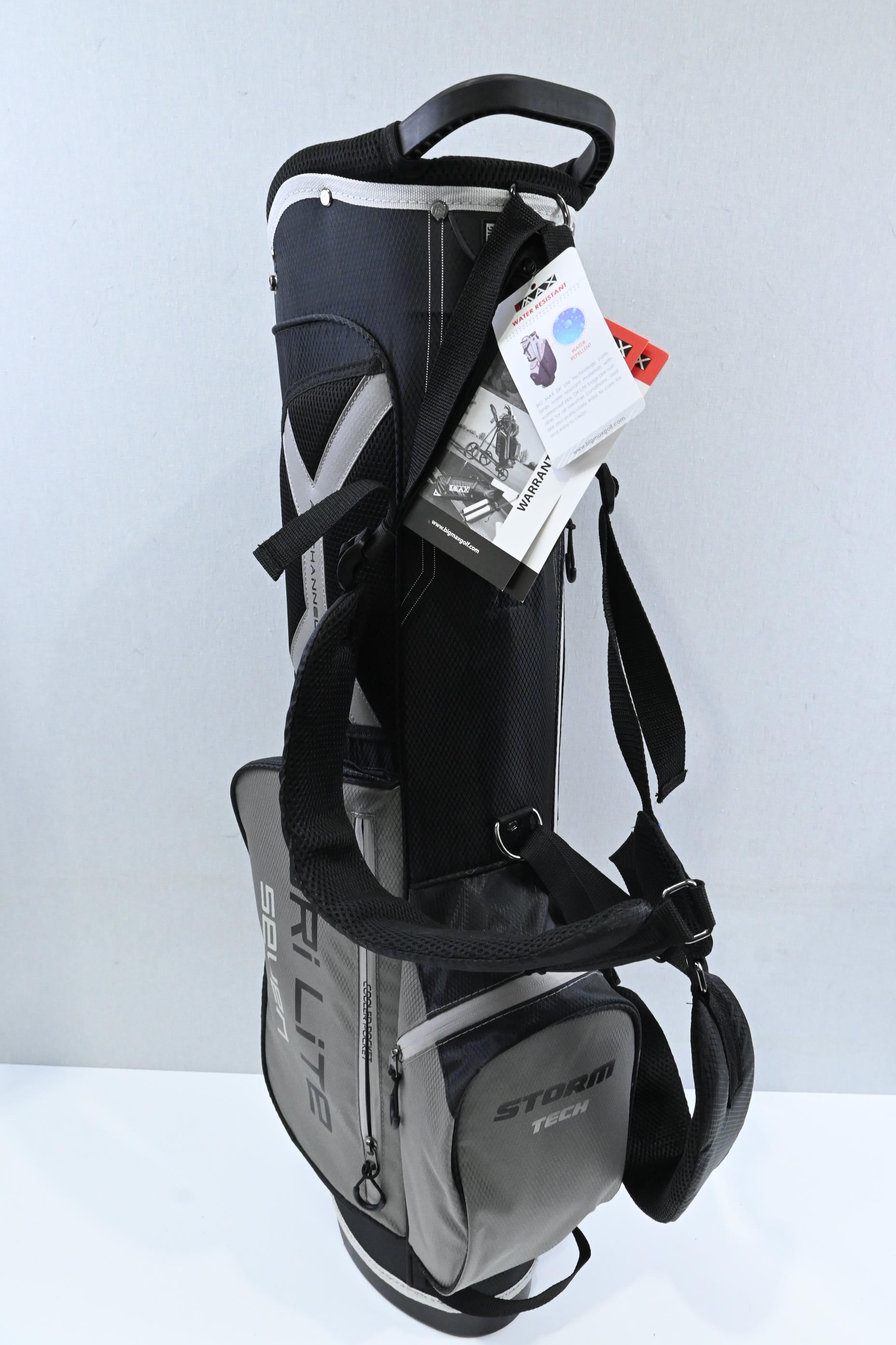 Big Max Storm Dri Lite Stand Bag / 4-Way Divider / Grey