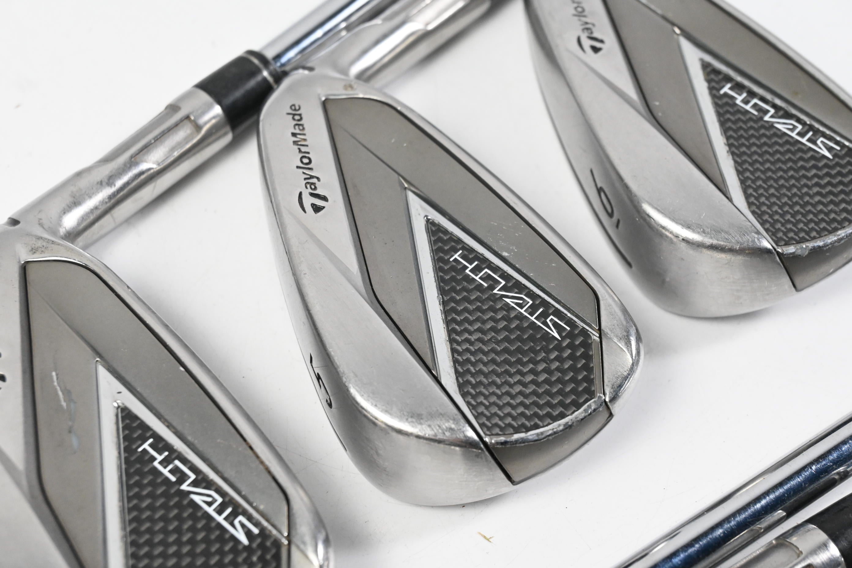 Taylormade Stealth Irons / 4-PW / Stiff Flex KBS MAX MT 85 Shafts