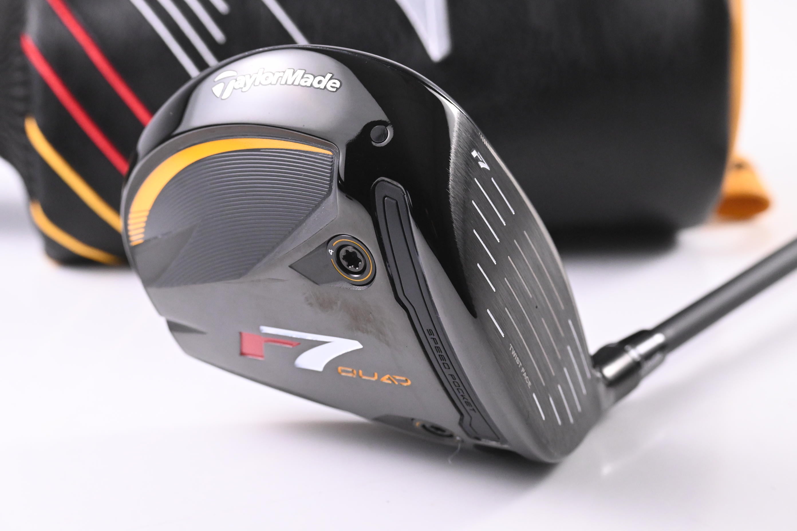 Taylormade R7 Quad Mini Driver / 13.5 Degree / Stiff Flex Kai'li White 70 Shaft