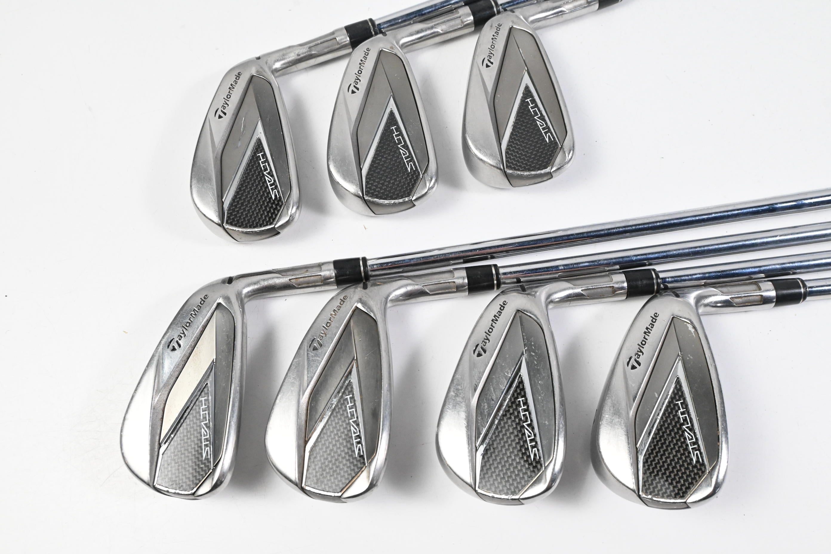 Taylormade Stealth Irons / 4-PW / Stiff Flex KBS MAX MT 85 Shafts
